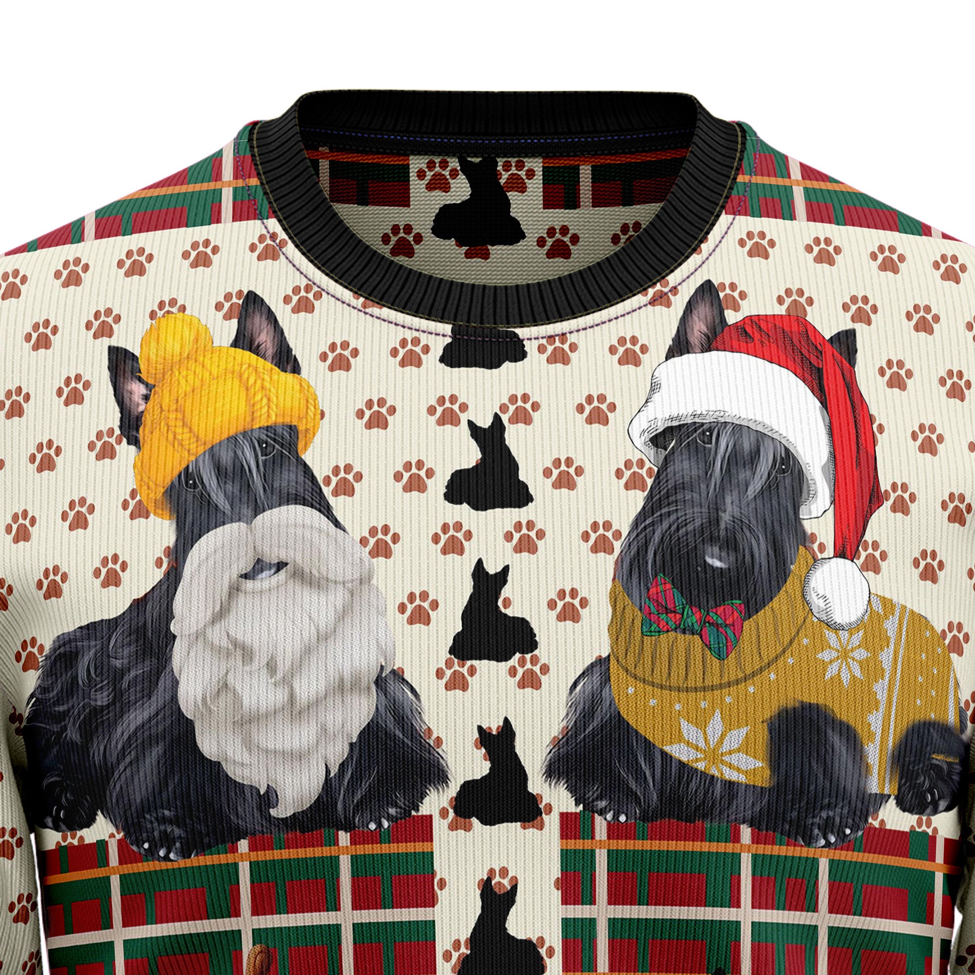 Scottish Terrier Christmas T249 Ugly Christmas Sweater- Best Christmas Gifts 2023