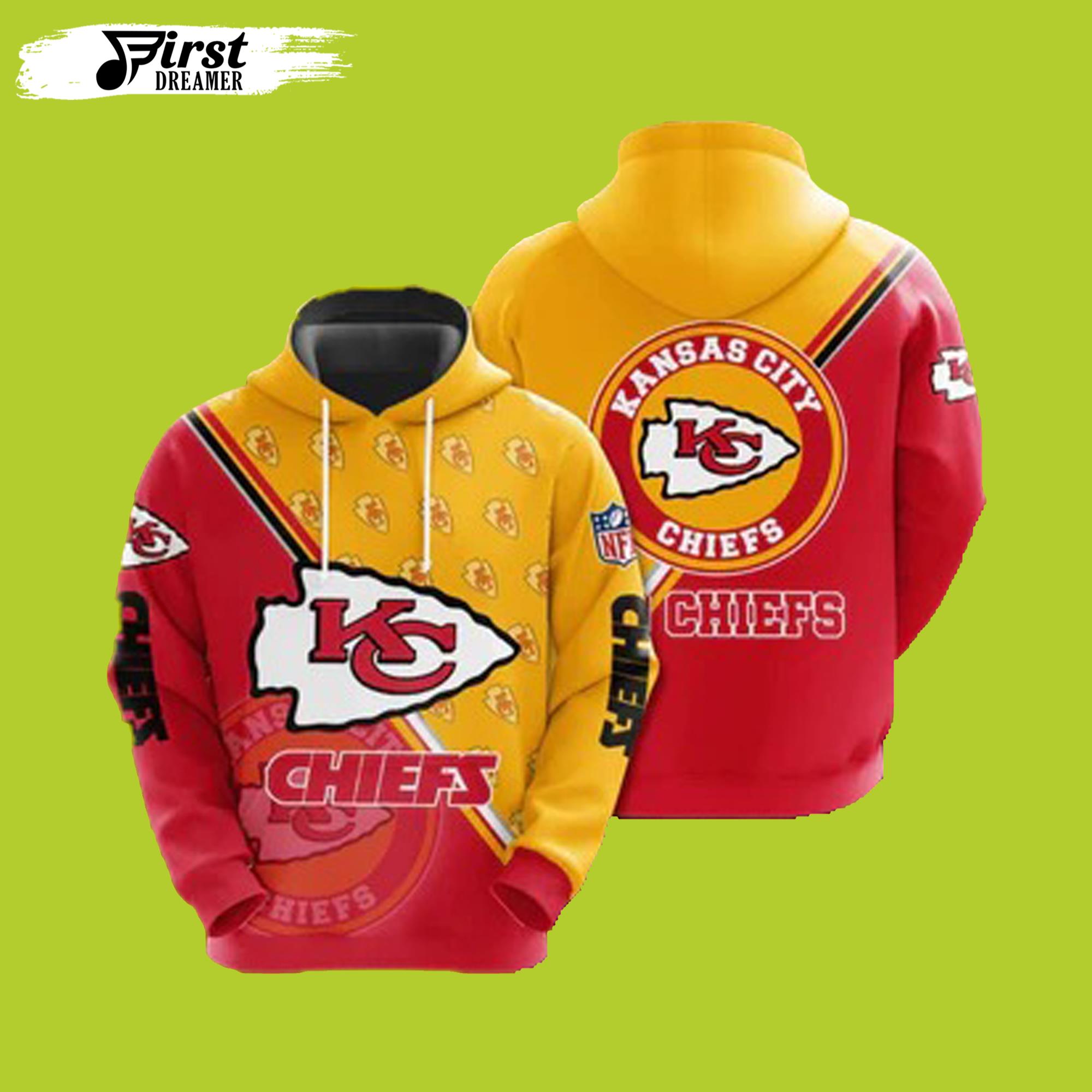 Seal Motifs Kansas City Chiefs Hoodie 3D