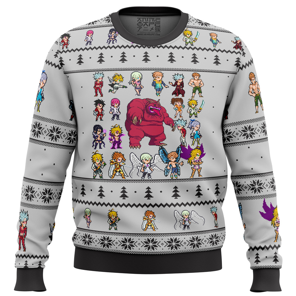 Seven Deadly Sins Sprites Ugly Christmas Sweater- Best Christmas Gifts 2023