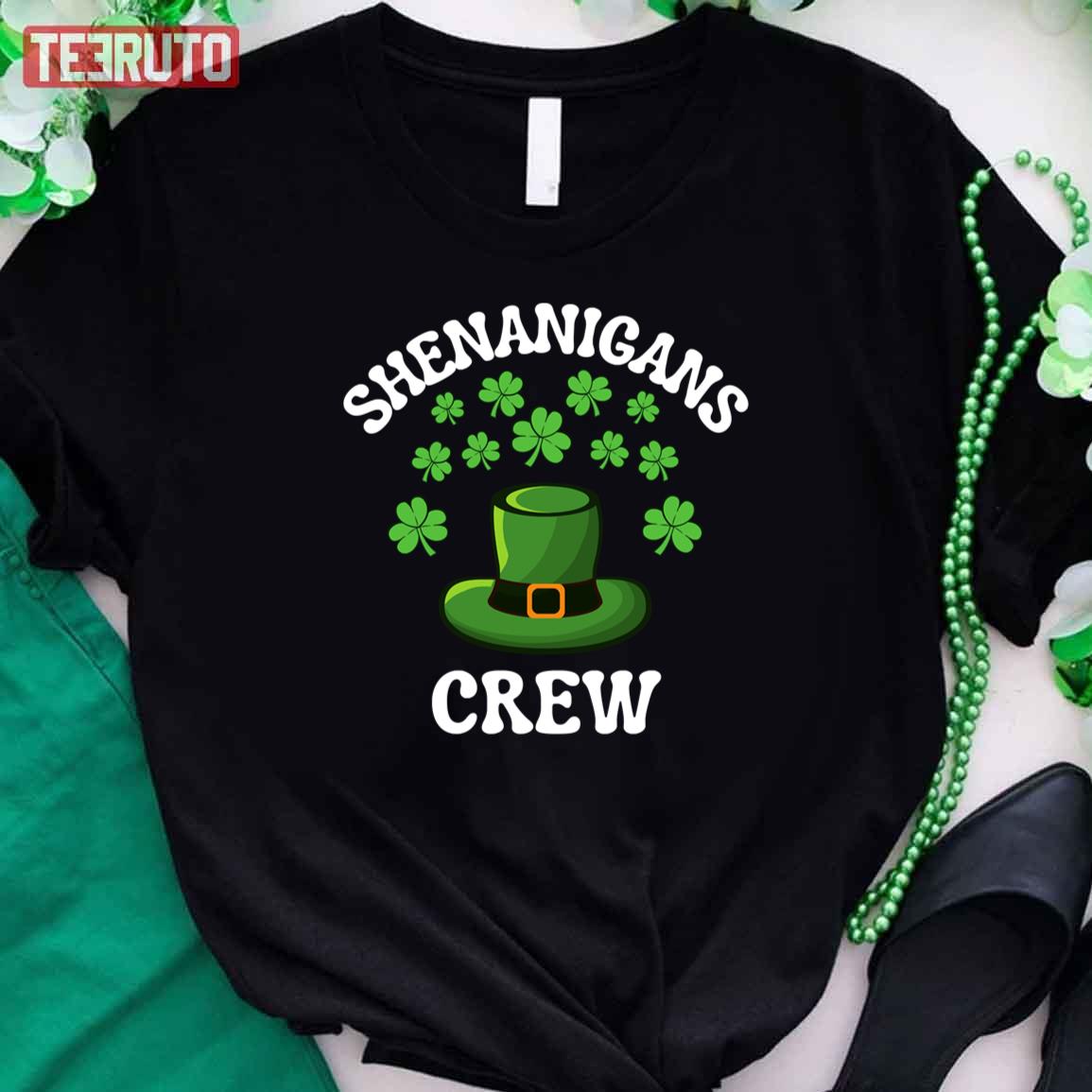 Shamrock Shenanigans Crew Squad Unisex T-Shirt