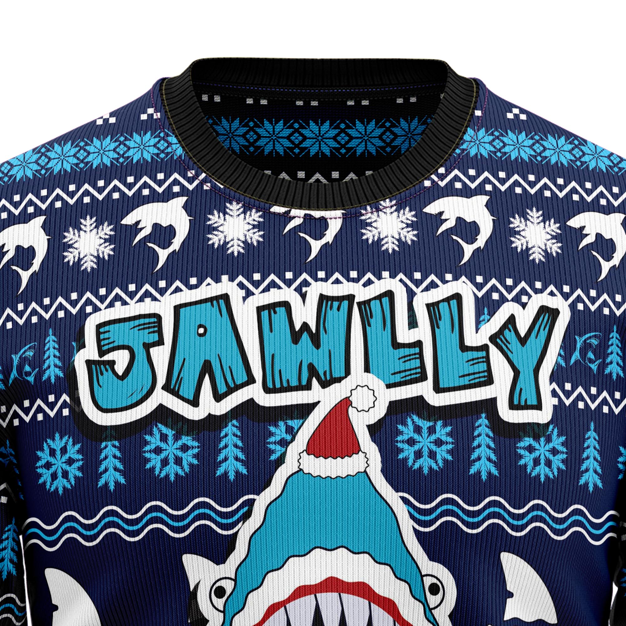 Shark Jawlly Christmas TY210 Ugly Christmas Sweater- Best Christmas Gifts 2023