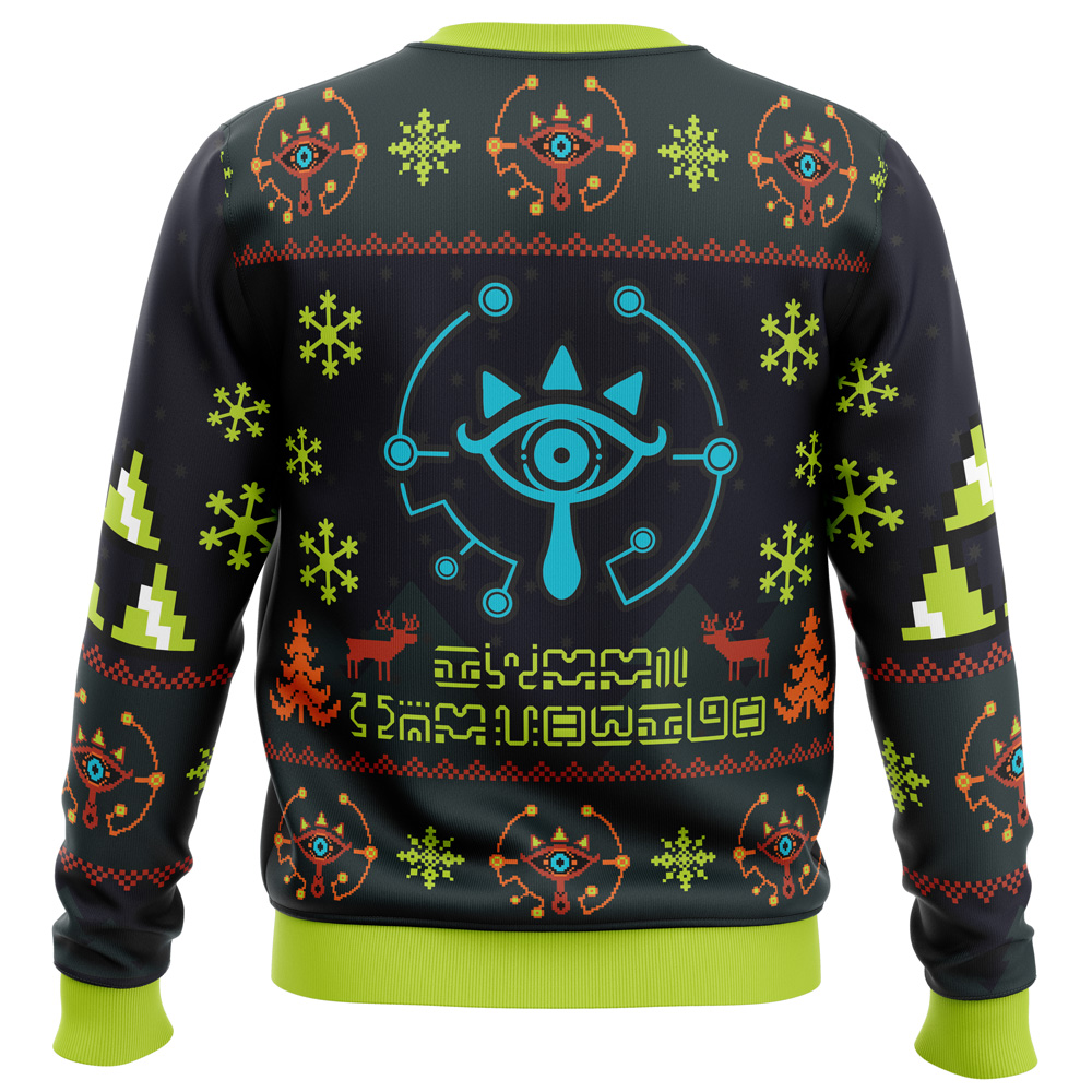 Sheikah Legend of Zelda Ugly Christmas Sweater- Best Christmas Gifts 2023