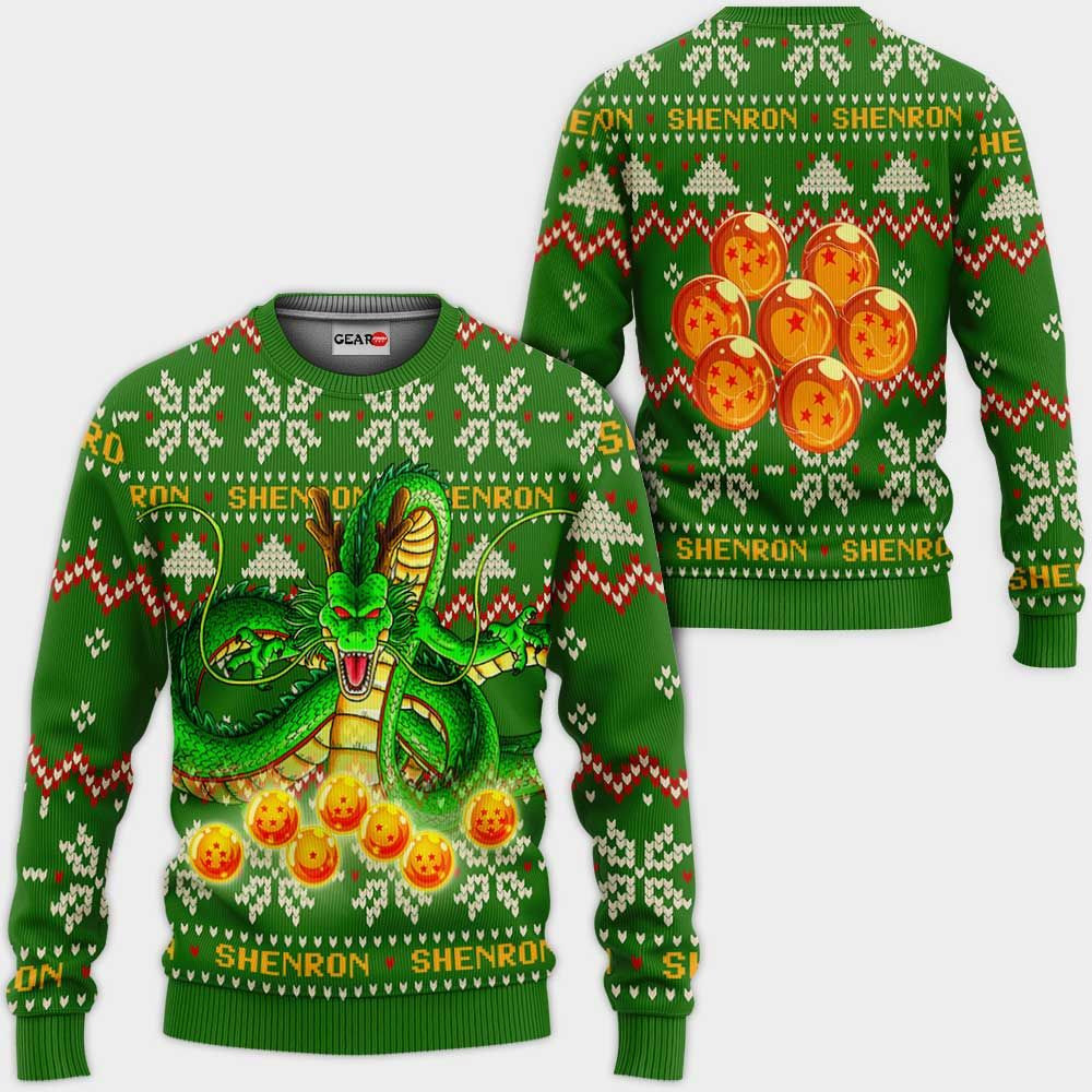 Shenron Anime Dragon Ball Xmas 1K83 Sweater,Dragon Ball Anime Xmas Christmas Gift Fan- Best Christmas Gifts 2023