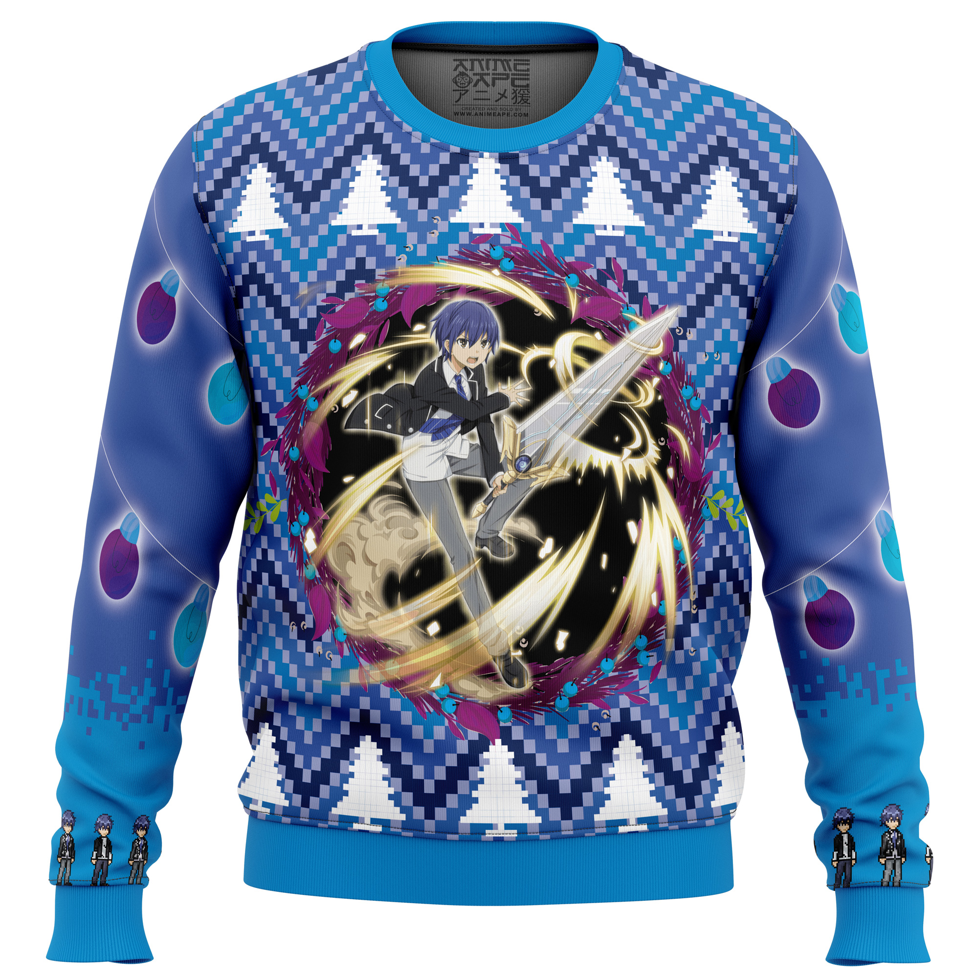 Shido Itsuka Date A Live Ugly Christmas Sweater- Best Christmas Gifts 2023