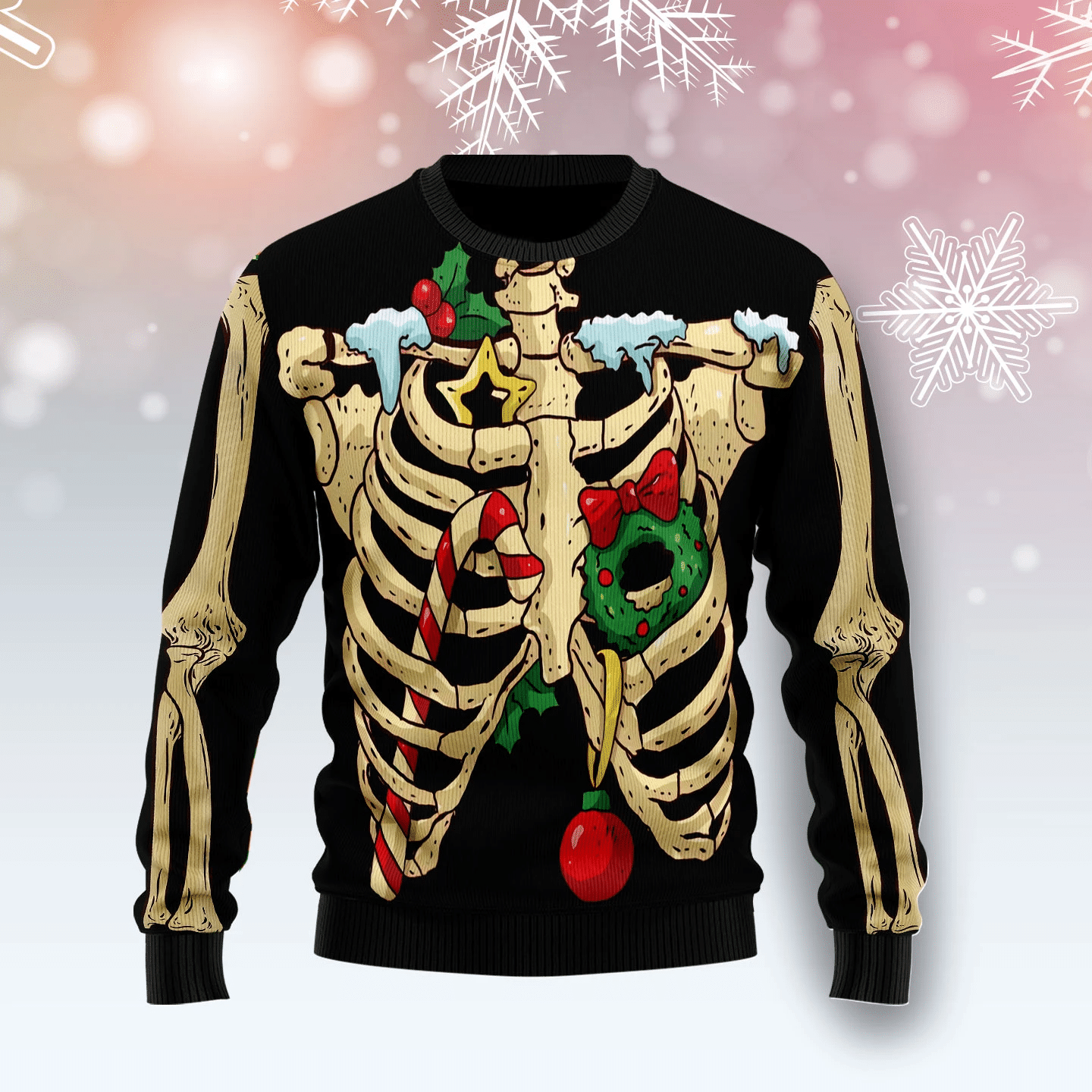 Skeleton Christmas Awesome Christmas Ugly Christmas Sweater- Best Christmas Gifts 2023