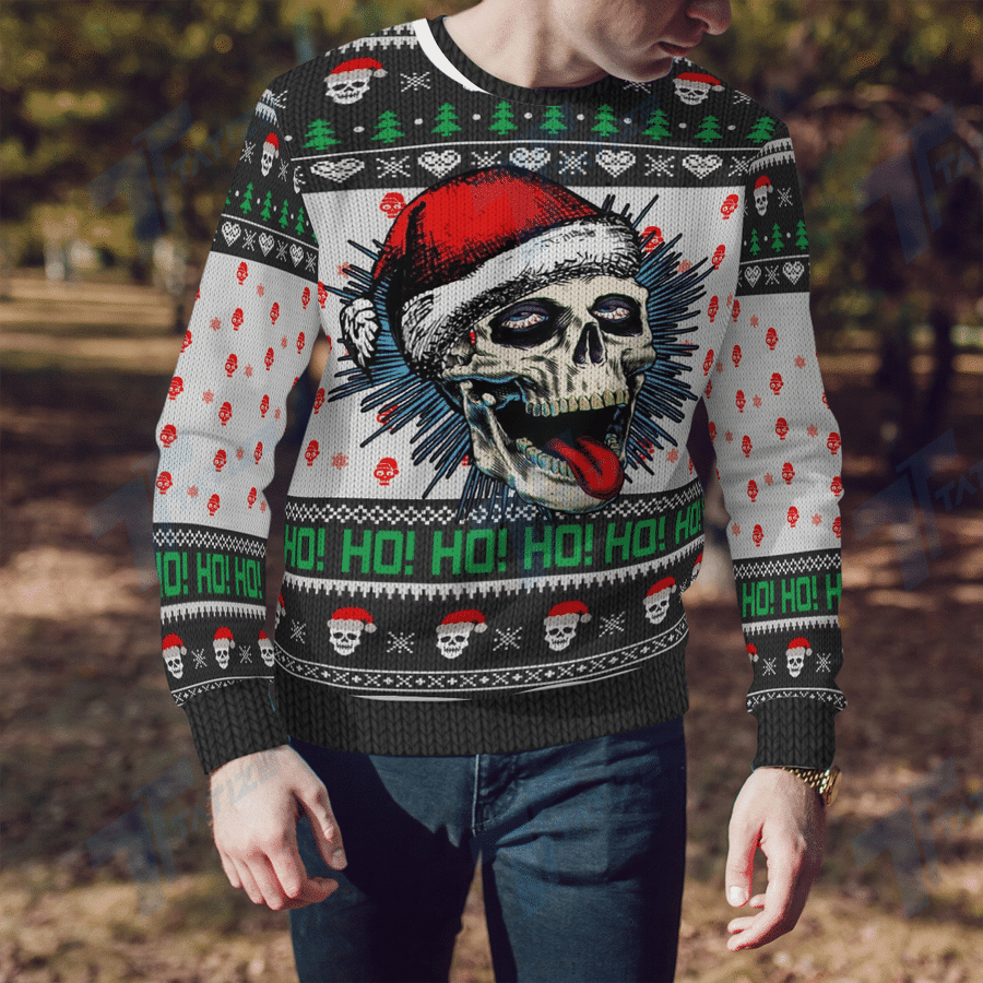 Skull And Bodies Ugly Christmas Sweater- Best Christmas Gifts 2023