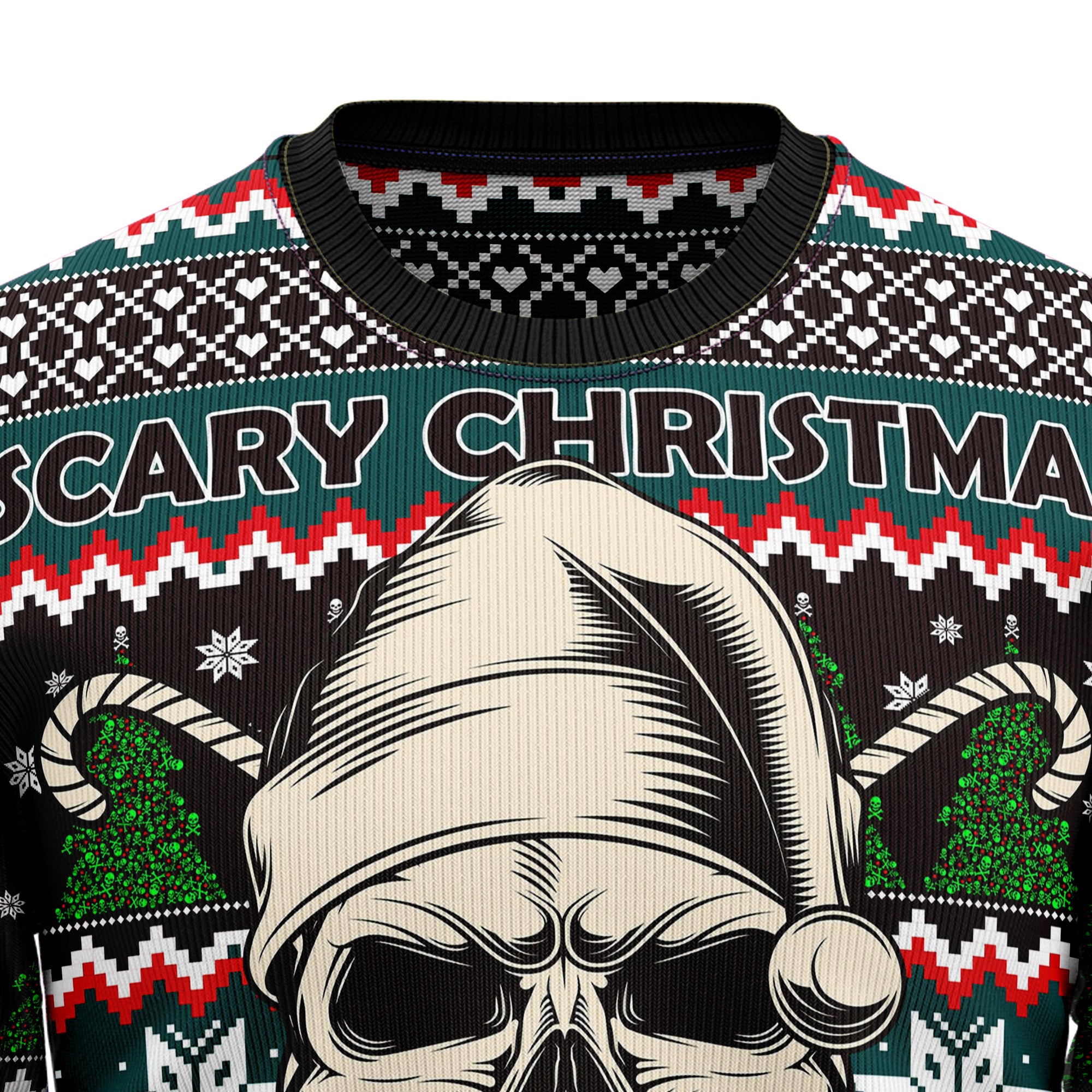 Skull Scary Christmas TY249 Ugly Christmas Sweater- Best Christmas Gifts 2023