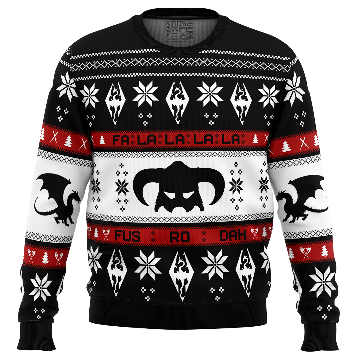 Skyrim Fusrodah Ugly Christmas Sweater- Best Christmas Gifts 2023