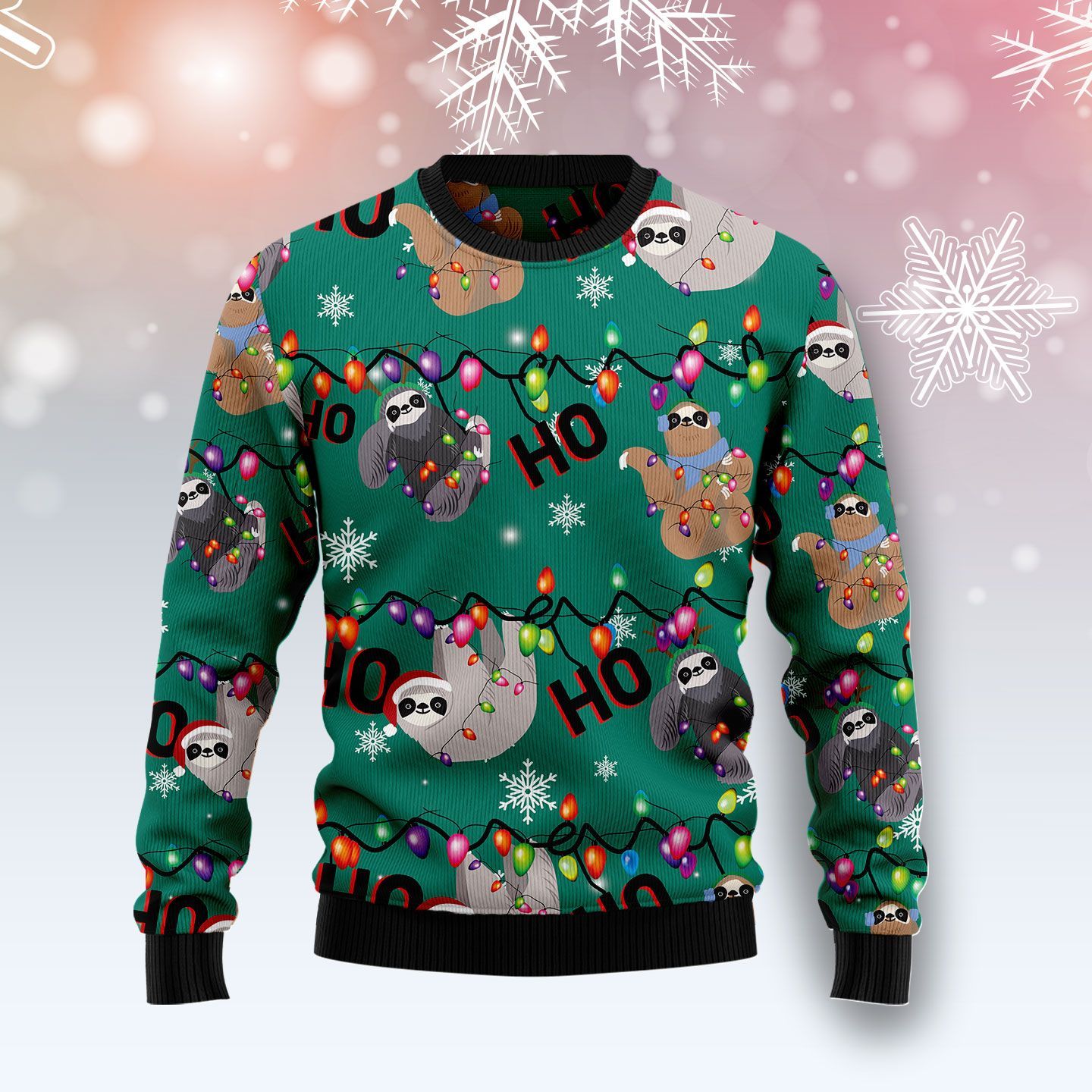 Sloth Hohoho Ugly Christmas Sweater – Best Christmas Gifts 2023