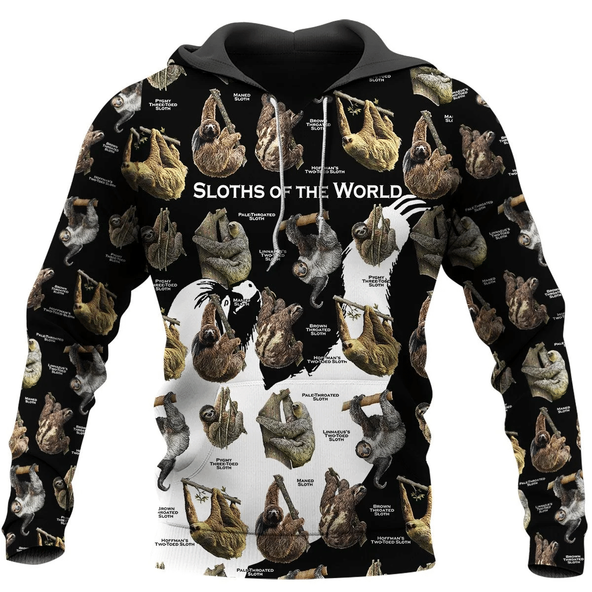 Sloths Of The World 3D Hoodie