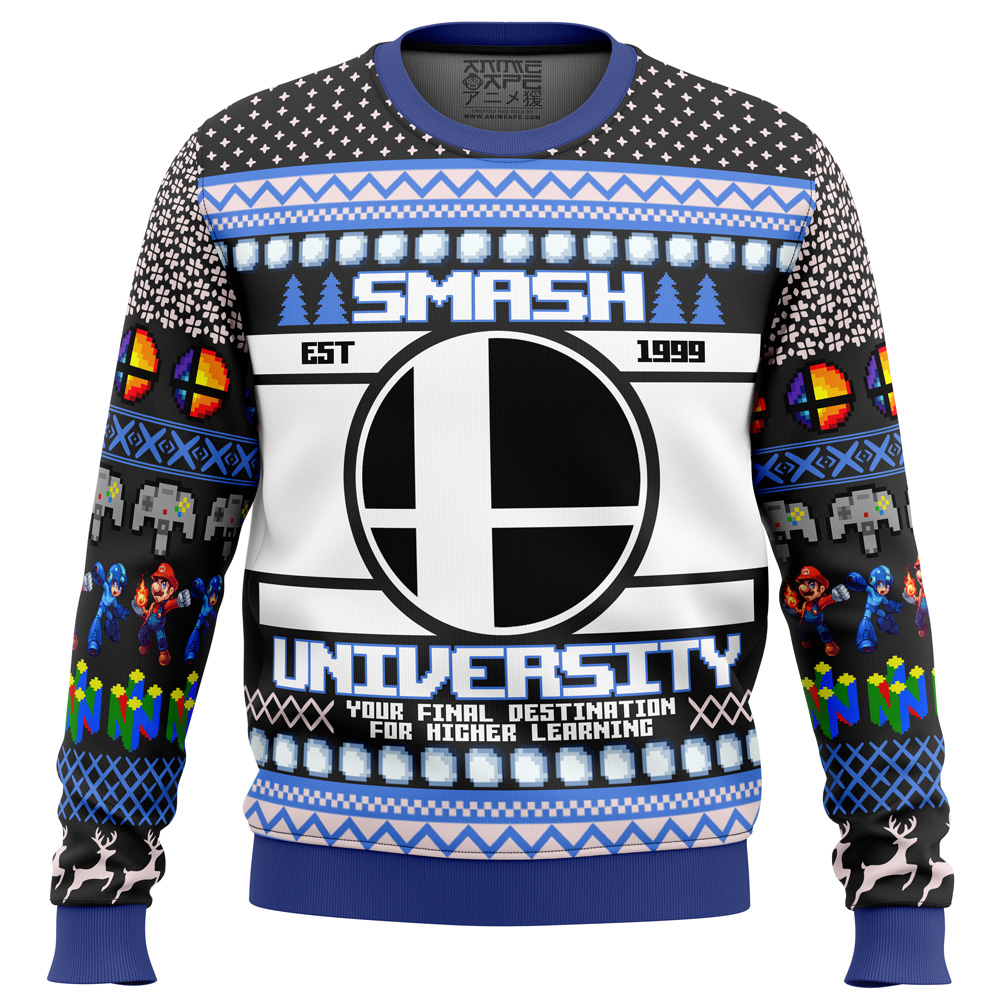 Smash University Ugly Christmas Sweater- Best Christmas Gifts 2023