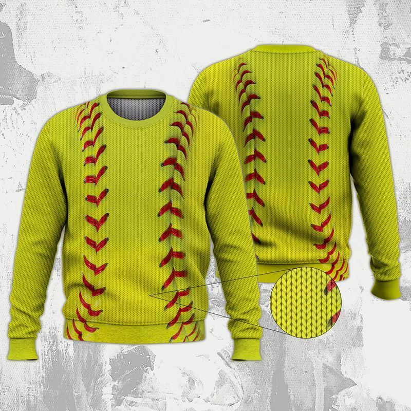 Softball Ugly Christmas Sweater- Best Christmas Gifts 2023