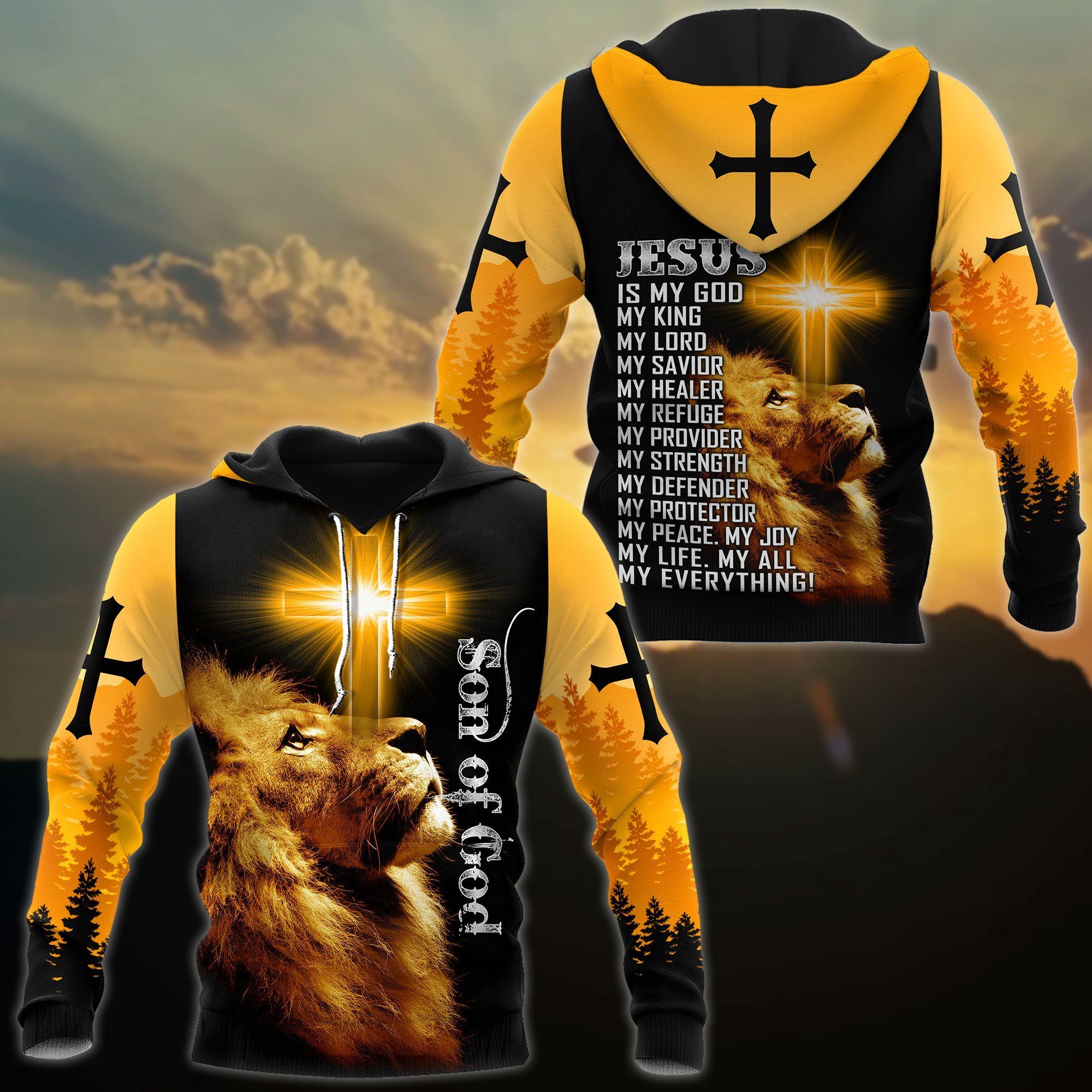 Son Of God 3D Hoodie