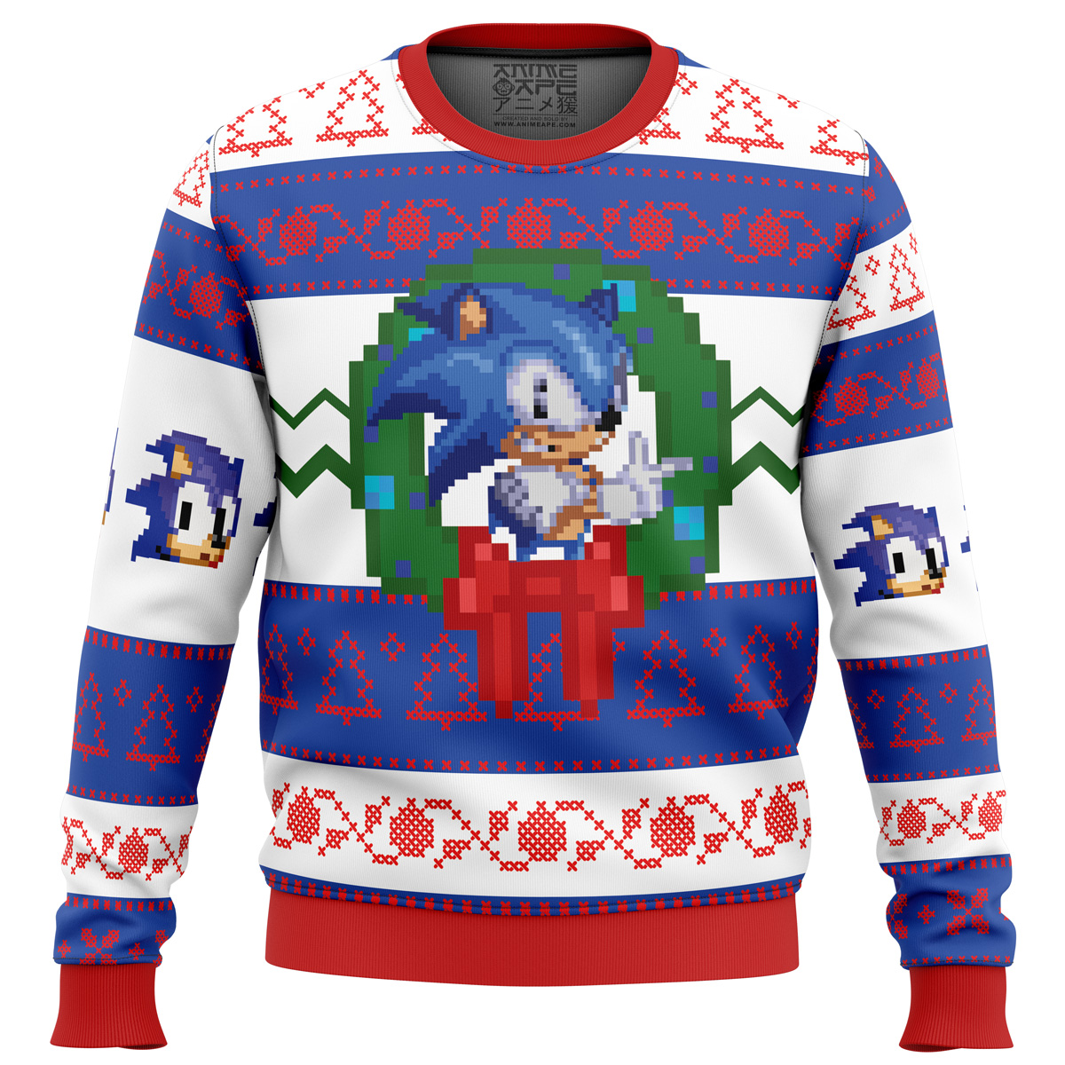 Sonic the Hedgehog Ugly Christmas Sweater- Best Christmas Gifts 2023