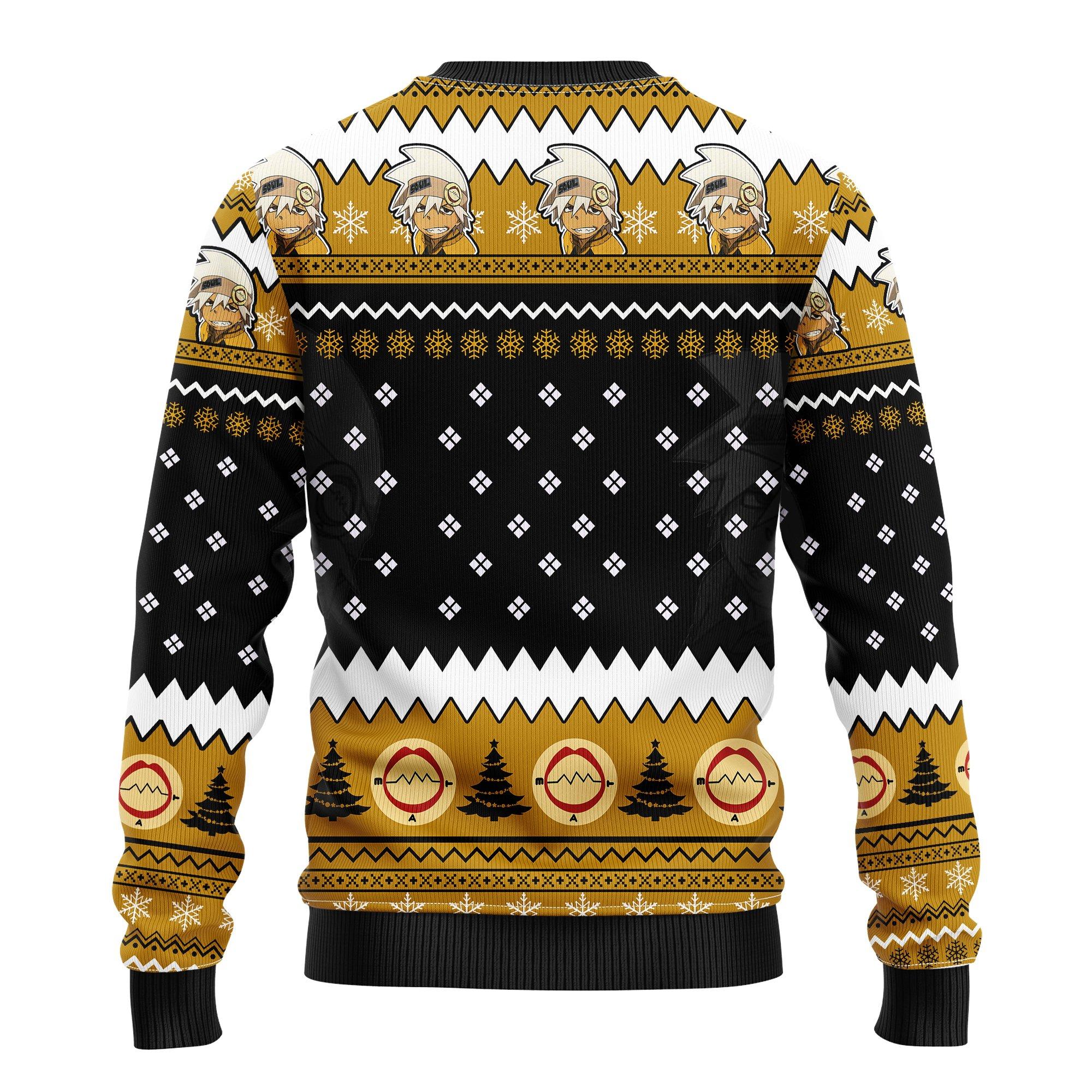 Soul Eater Anime Ugly Christmas Sweater- Best Christmas Gifts 2023