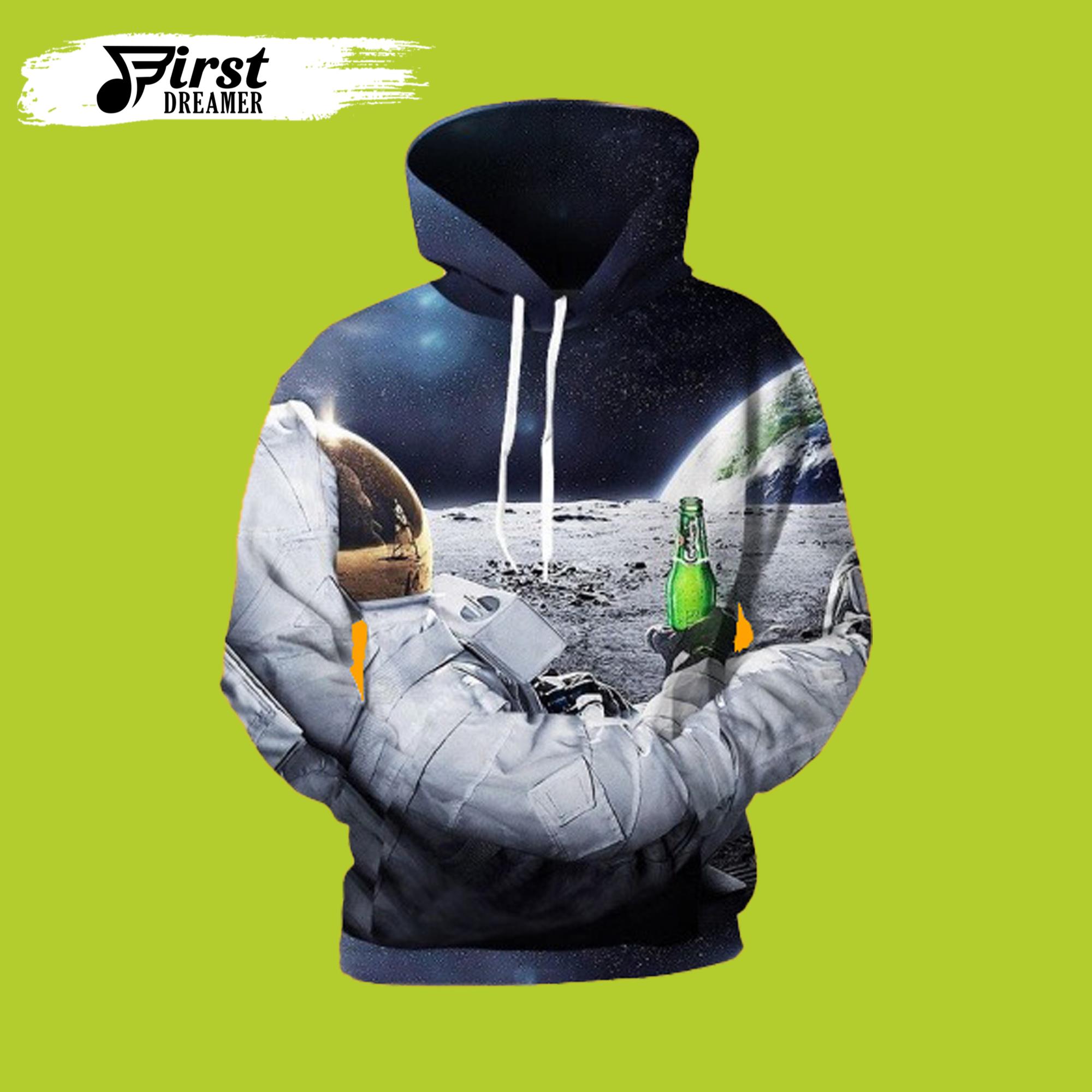 Space Astronaut Beer 3D Beer Hoodies