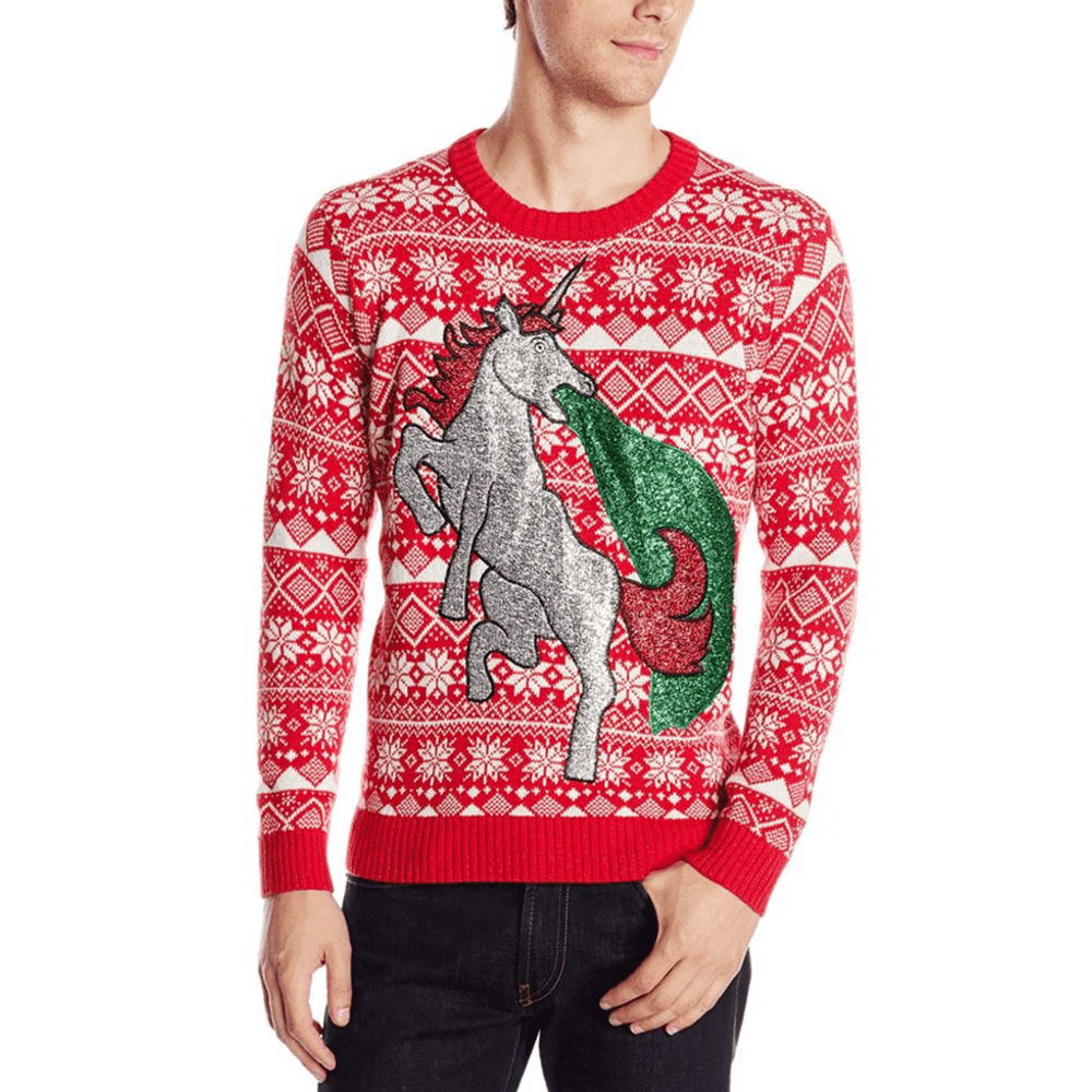 Sparkles The Unicorn Glitter Vomit Fair Isle Ugly Christmas Sweater - Best Christmas Gifts 2023 Sparkles The Unicorn Glitter Vomit Fair Isle Ugly Christmas Sweater - Best Christmas Gifts 2023