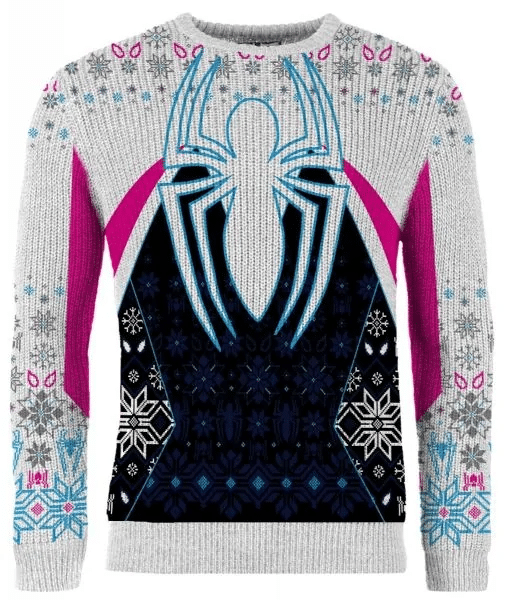 Spider Gwen Ghost Of Multiverse Present Christmas Sweater, Spider-Gwen Christmas Gift,Spider-Gwen Christmas Shirt- Best Christmas Gifts 2023