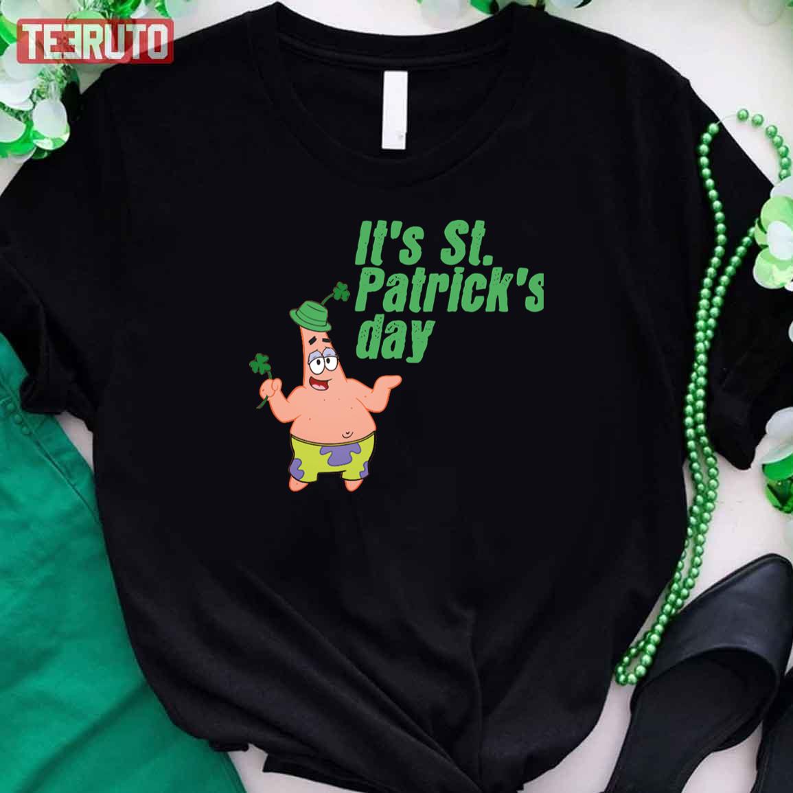 Spongebob St Patrick’s Day Unisex T-Shirt