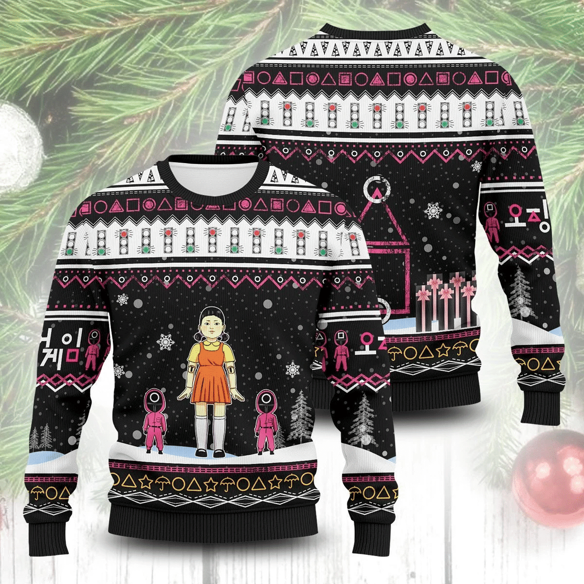 Squid Game Series 1 Ugly Sweater Gifts, Squid Game Series Gift Fan Ugly Sweater- Best Christmas Gifts 2023