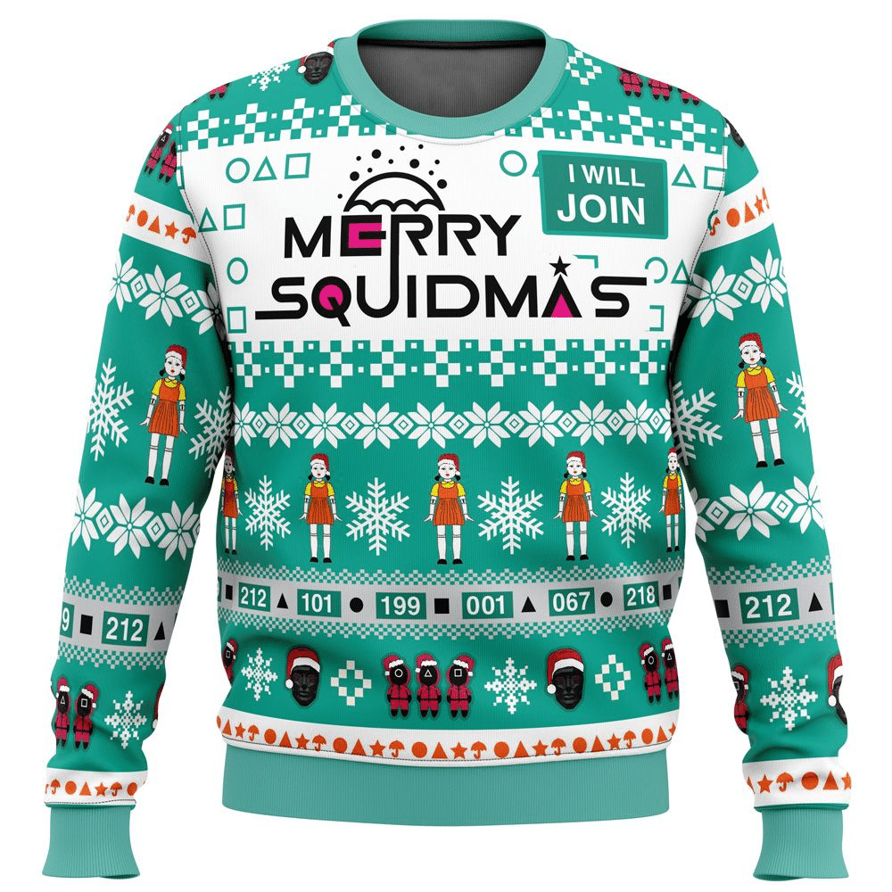 Squid Game Series 6 Ugly Sweater Gifts, Squid Game Series Gift Fan Ugly Sweater- Best Christmas Gifts 2023