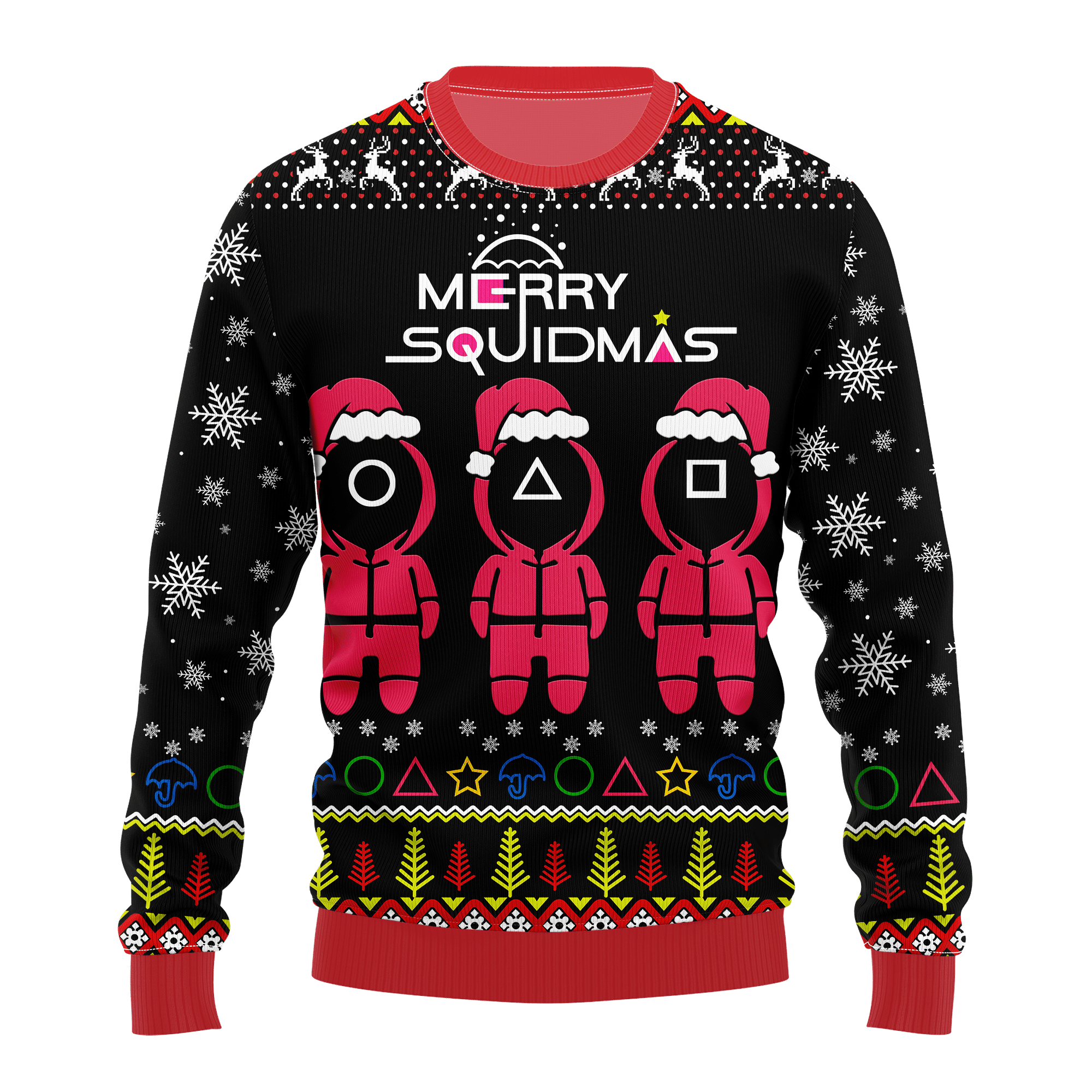 Squid Game Series Christmas 14 Ugly Sweater Gifts, Squid Game Series Gift Fan Ugly Sweater- Best Christmas Gifts 2023
