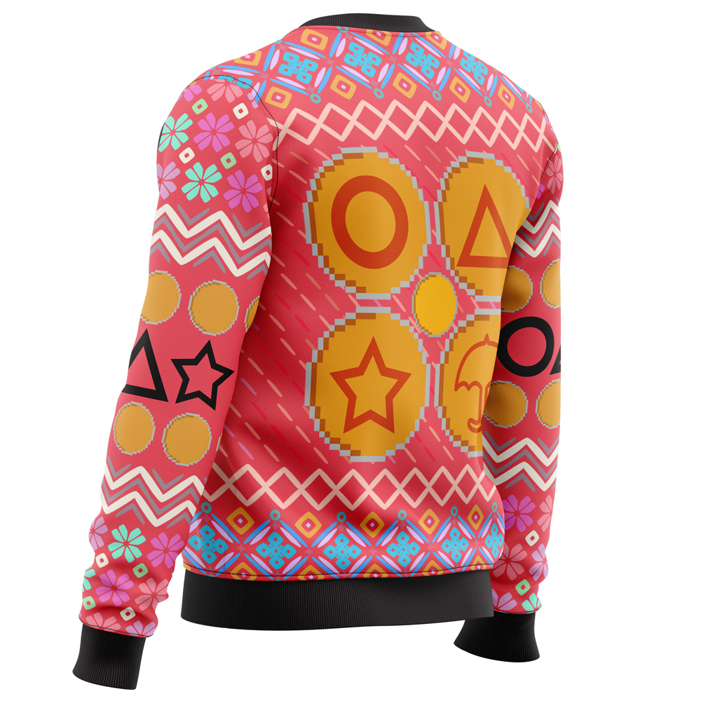 Squid Game Squidmas Ugly Christmas Sweater- Best Christmas Gifts 2023 Squid Game Squidmas Ugly Christmas Sweater- Best Christmas Gifts 2023