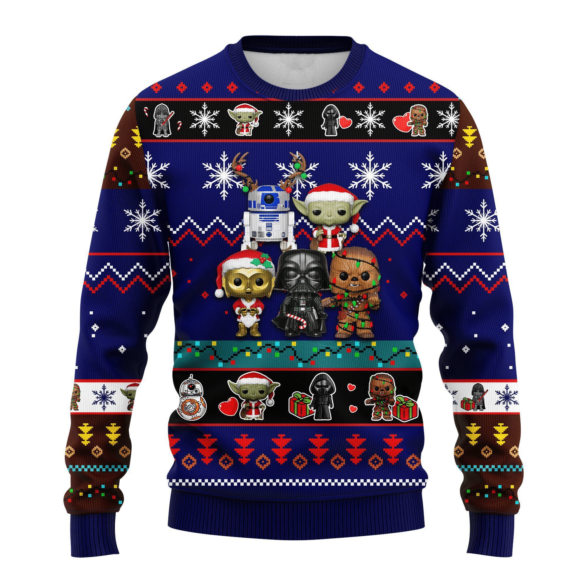 Star Wars 2 Ugly Sweater Gifts, Star Wars Gift Fan Ugly Sweater- Best Christmas Gifts 2023