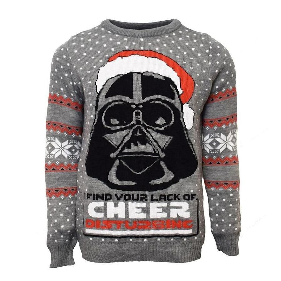 Star Wars Darth Vader Ugly Sweater,  Darth Vader Find Your Lack Of Cheer Disturbing Christmas Sweater, Star Wars Shirt- Best Christmas Gifts 2023