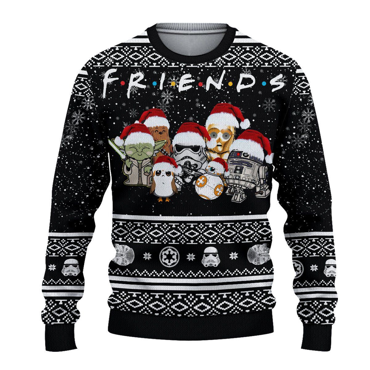 Star Wars Friends Ugly Sweater, Star Wars Friends Christmas Gift, Star Wars Friends Shirt- Best Christmas Gifts 2023