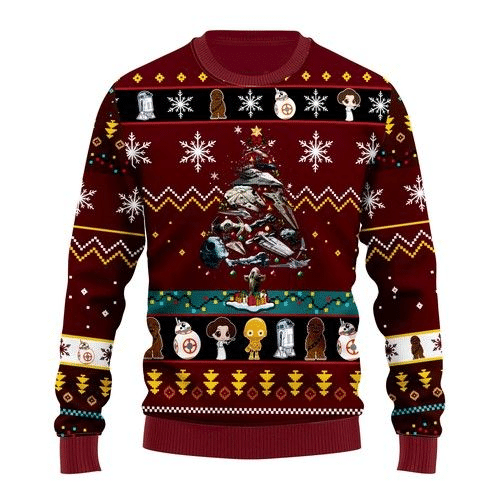 Star Wars Trips Christmas Ugly Sweater Gifts, Star Wars Gift Fan Ugly Sweater- Best Christmas Gifts 2023