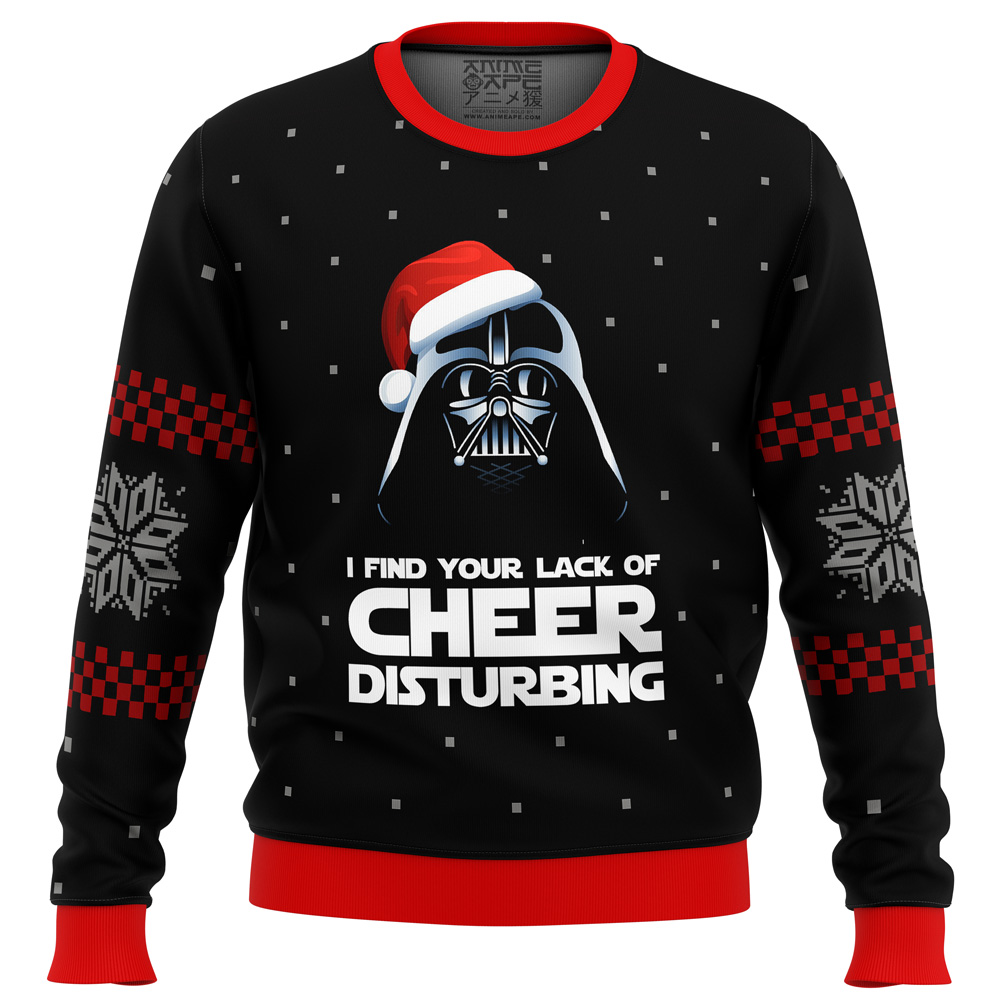 Star Wars Vader Lack of Cheer Ugly Christmas Sweater- Best Christmas Gifts 2023