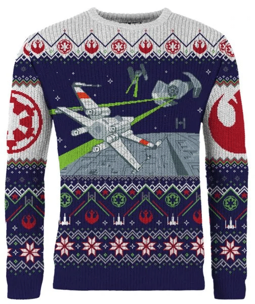 Star Wars X-Wing v TIE Fighter Christmas Sweater,Star Wars Christmas Gift,Star Wars Christmas Shirt- Best Christmas Gifts 2023