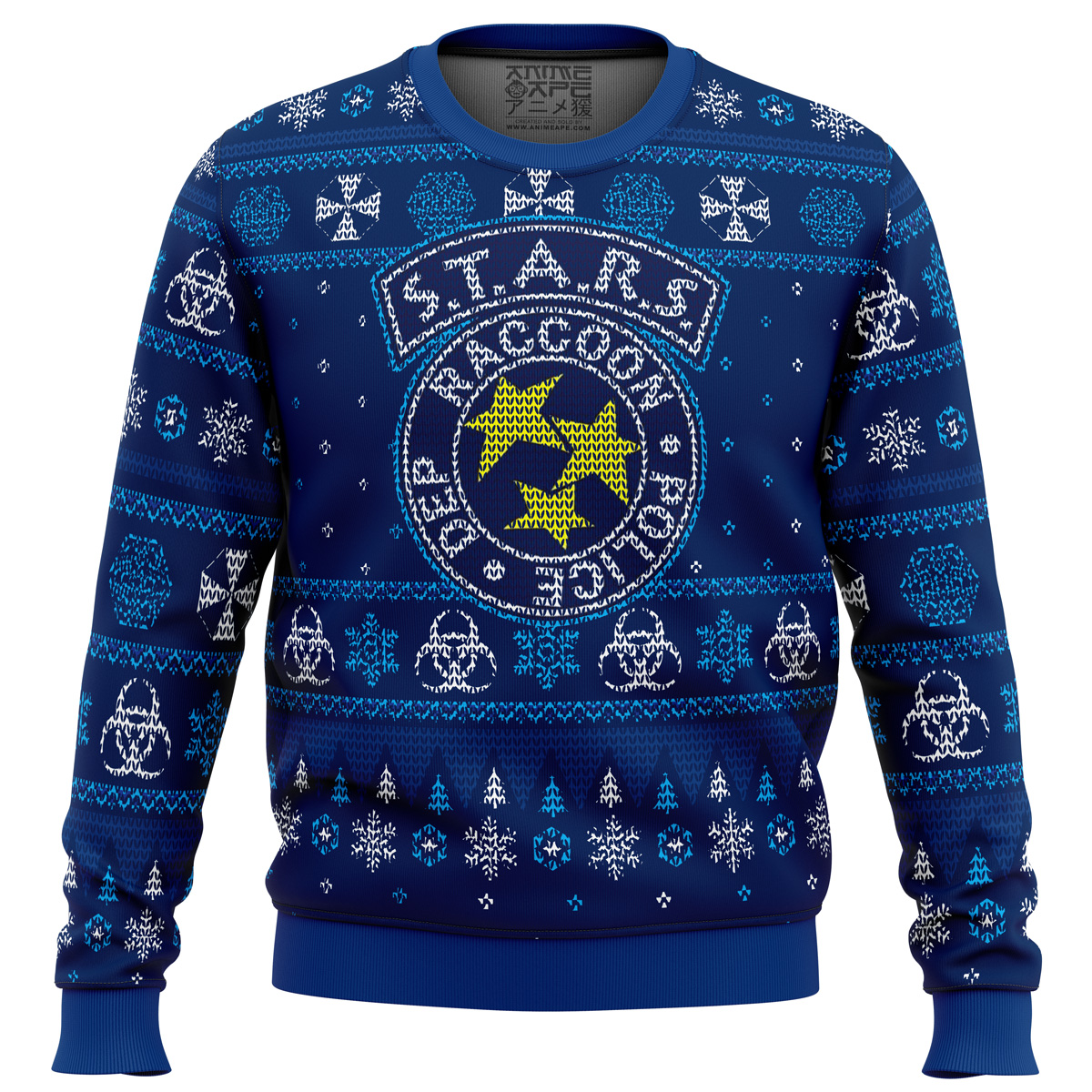 STARS Racoon City Police Resident Evil Ugly Christmas Sweater- Best Christmas Gifts 2023