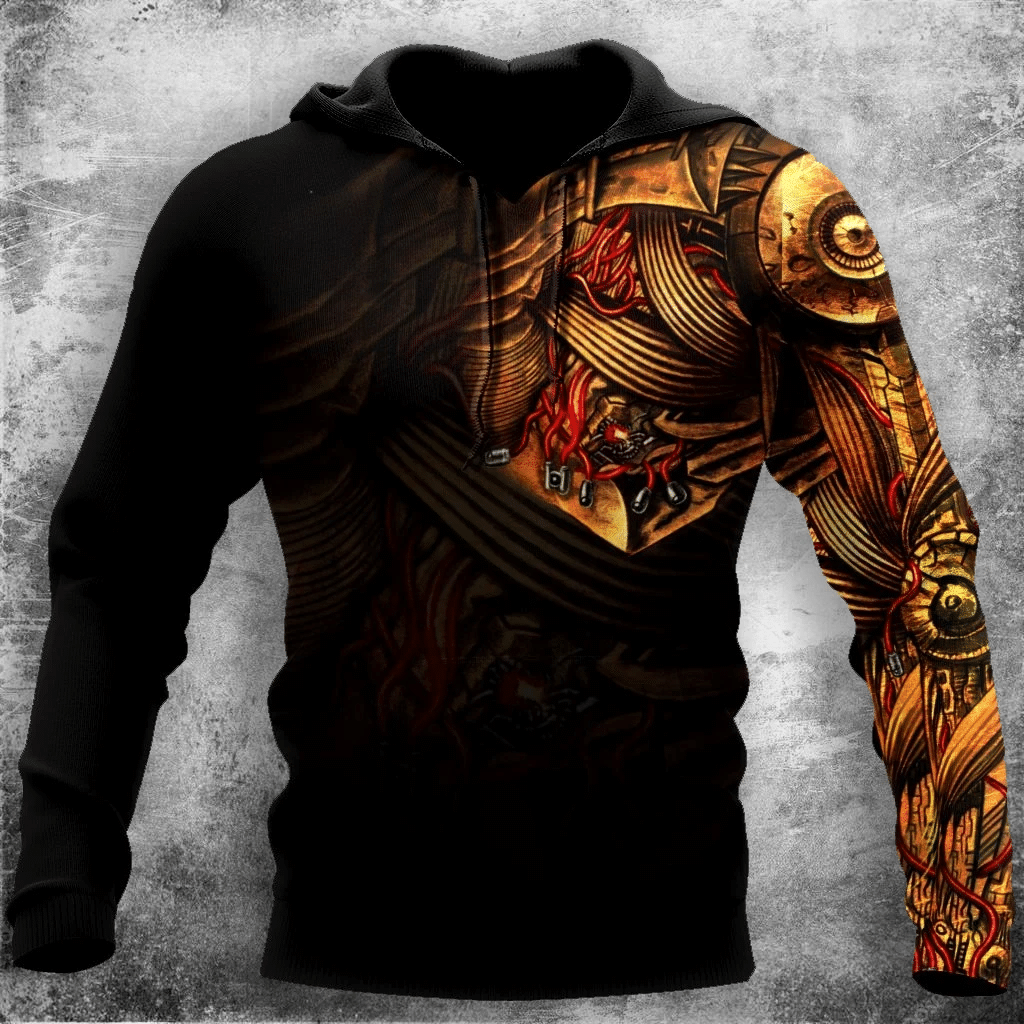 Steampunk Mechanic 3D Hoodie