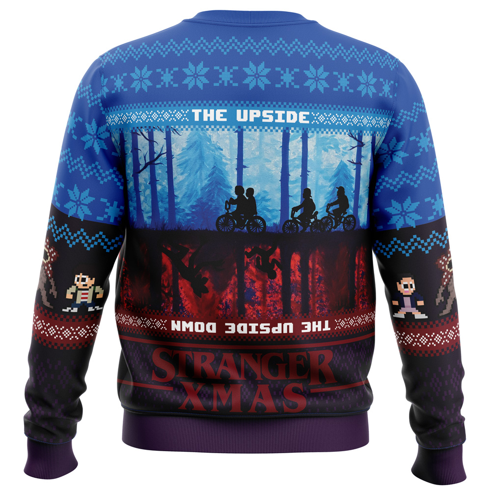 Stranger Xmas Stranger Things Ugly Christmas Sweater- Best Christmas Gifts 2023