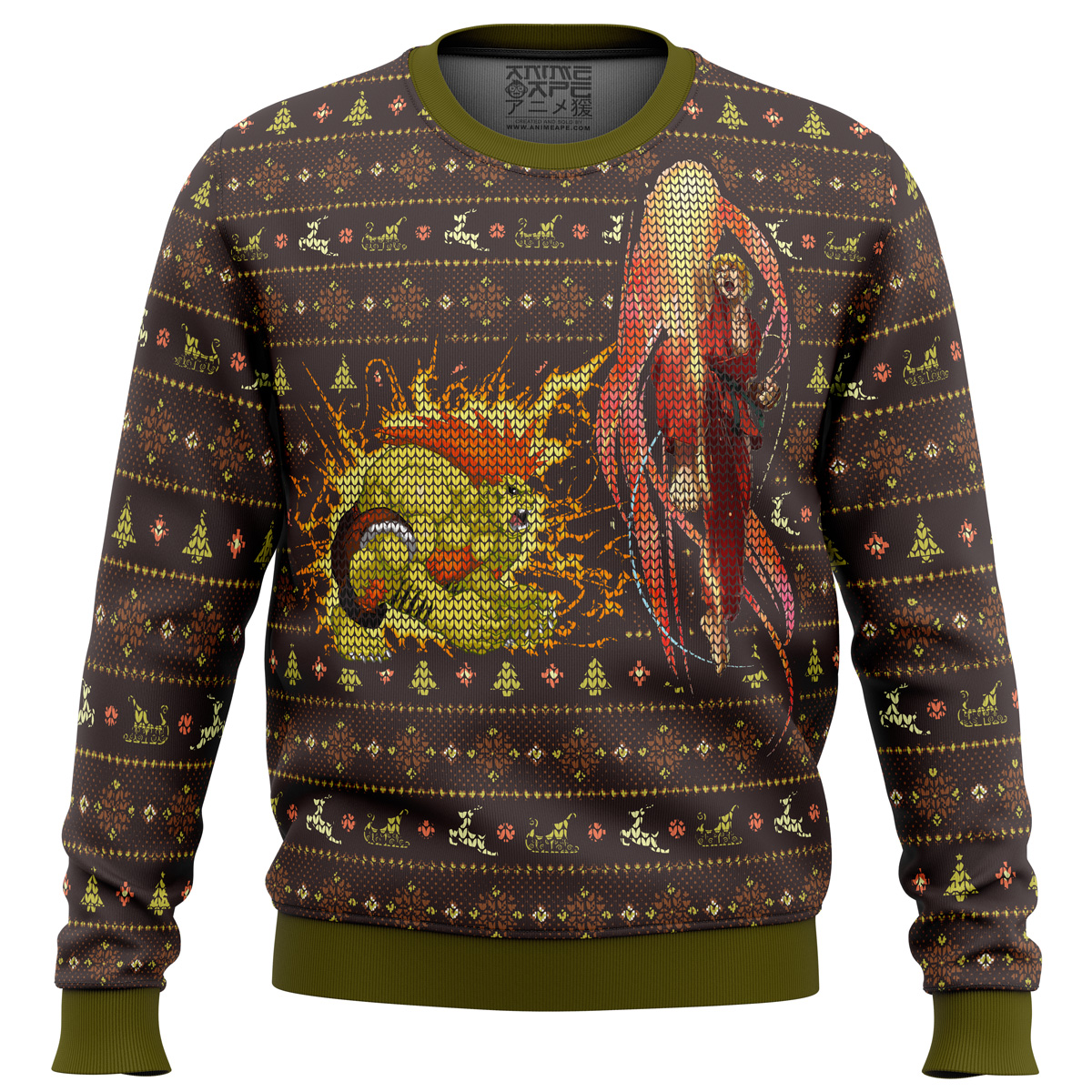 Street Fighter Ken Vs. Blanka Ugly Christmas Sweater- Best Christmas Gifts 2023