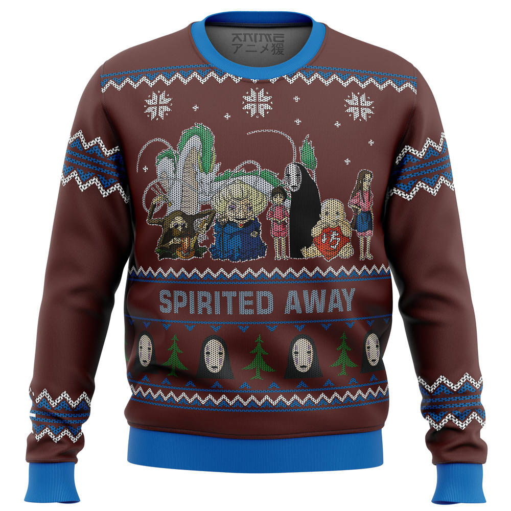 Studio Ghibli Spirited Away alt Ugly Christmas Sweater- Best Christmas Gifts 2023