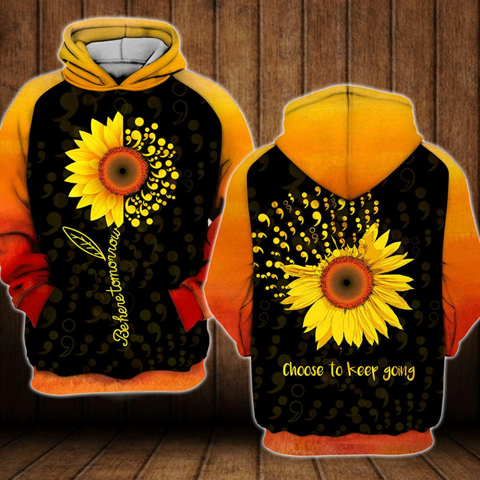 Suicide Prevention Awareness 3D Hoodie