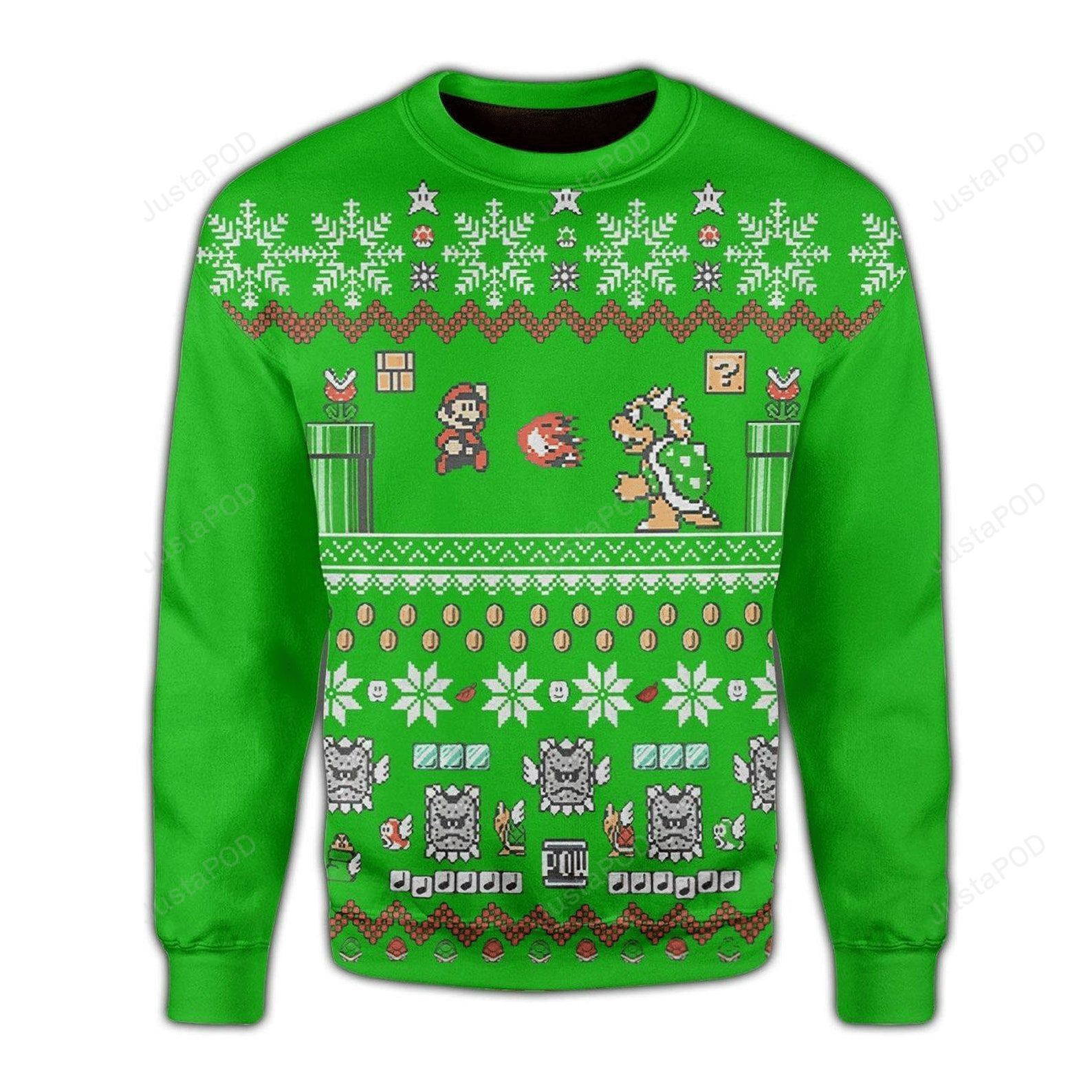 Super Mario Nintendo 1 Ugly Sweater Gifts- Best Christmas Gifts 2023