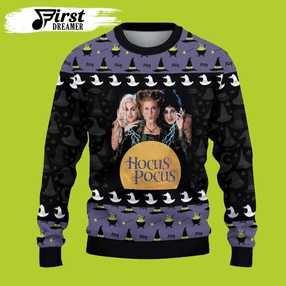 Switch It’s Just A Bunch Of Hocus Pocus Ugly Christmas Sweater- Best Christmas Gifts 2023