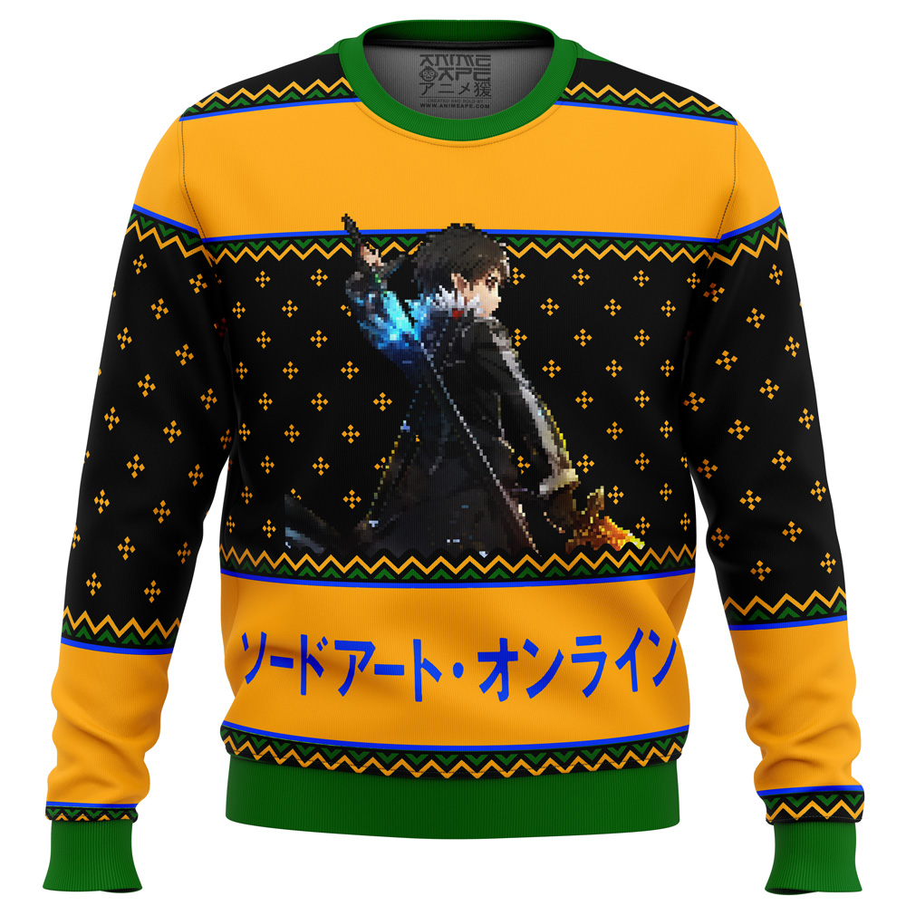 Sword Art Online Beater Ugly Christmas Sweater- Best Christmas Gifts 2023