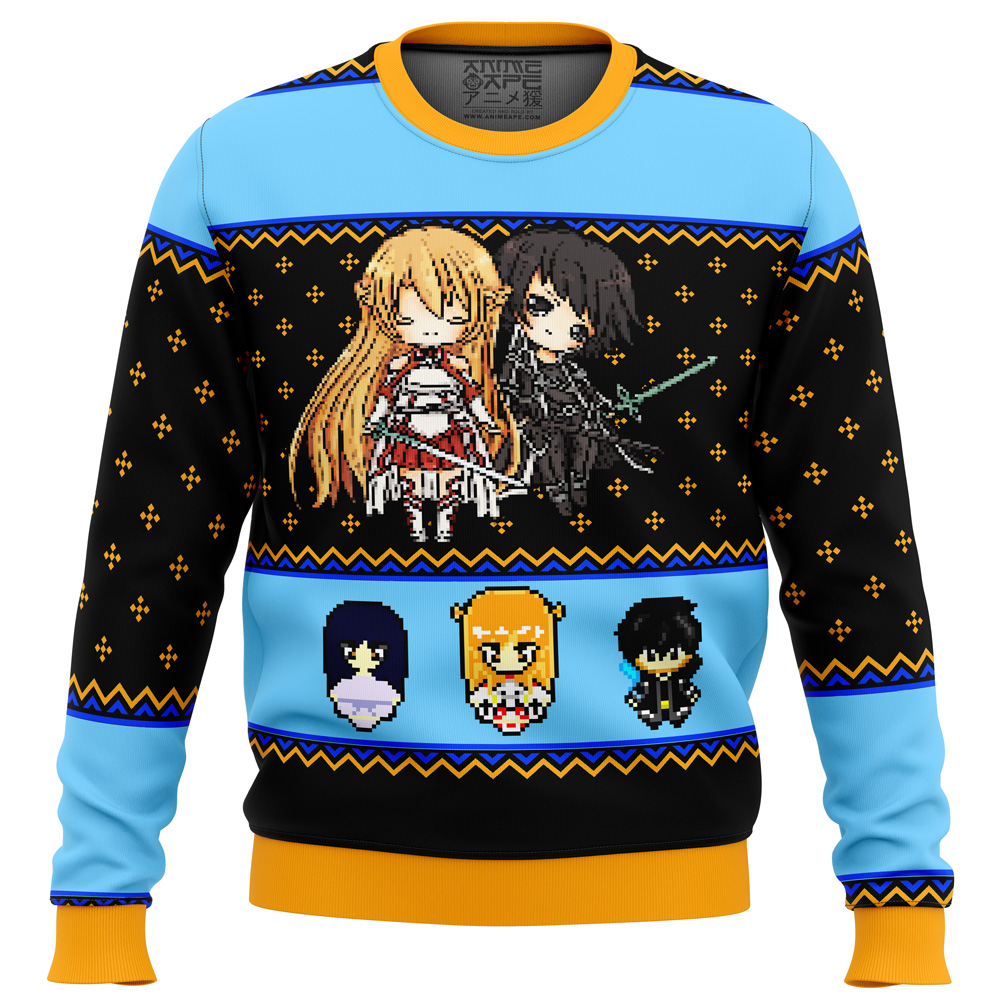 Sword Art Online Sprites Ugly Christmas Sweater- Best Christmas Gifts 2023