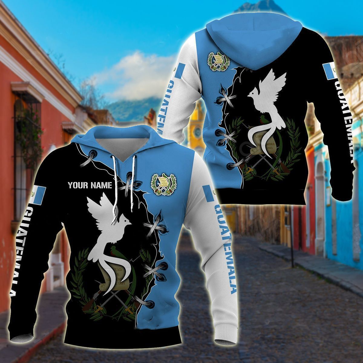 Symbolism Guatemala Quetzal Pullover 3D Hoodie