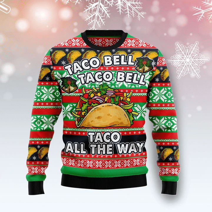 Taco On The Way Ugly Christmas Sweater – Best Christmas Gifts 2023