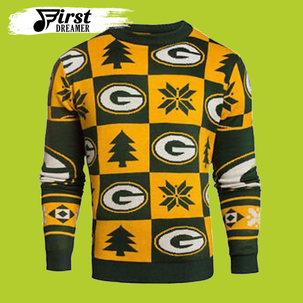 The Bay Christmas Green Bay Packers Ugly Christmas Sweater- Best Christmas Gifts 2023