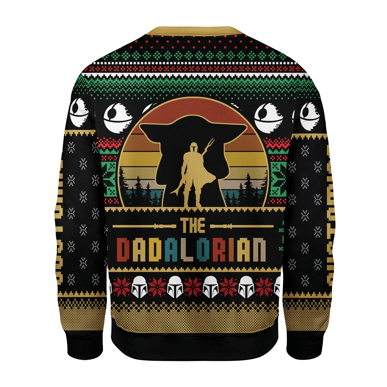 The Dadalorian Ugly Sweater, The Dadalorian Christmas Sweater- Best Christmas Gifts 2023