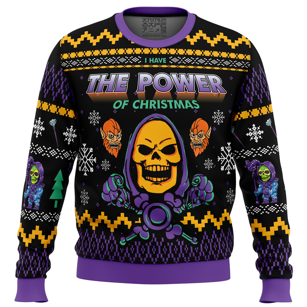 The Evil Power of Christmas He-Man Ugly Christmas Sweater- Best Christmas Gifts 2023