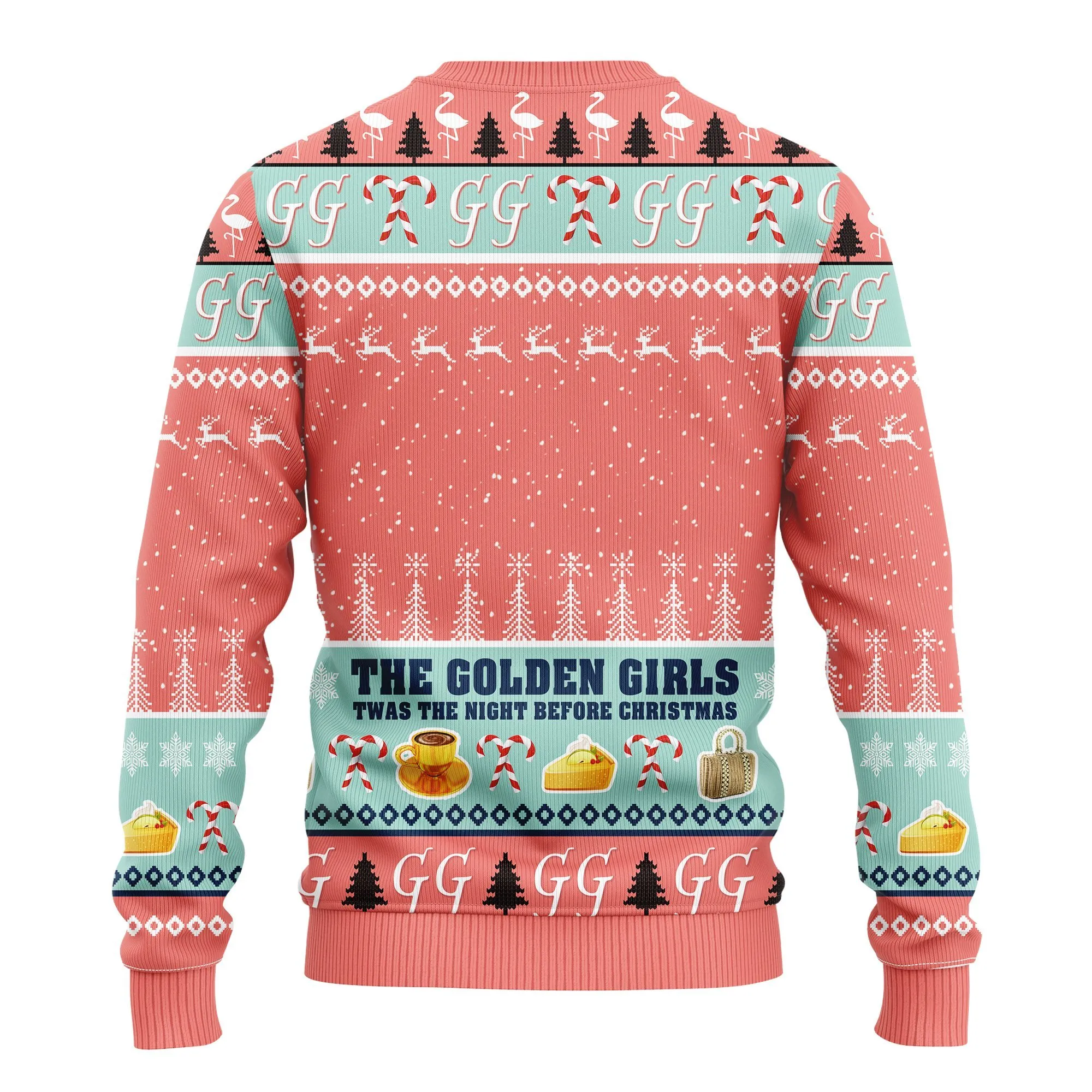 The Golden Girls Twas The Night Before Christmas Ugly Christmas Sweater 266- Best Christmas Gifts 2023