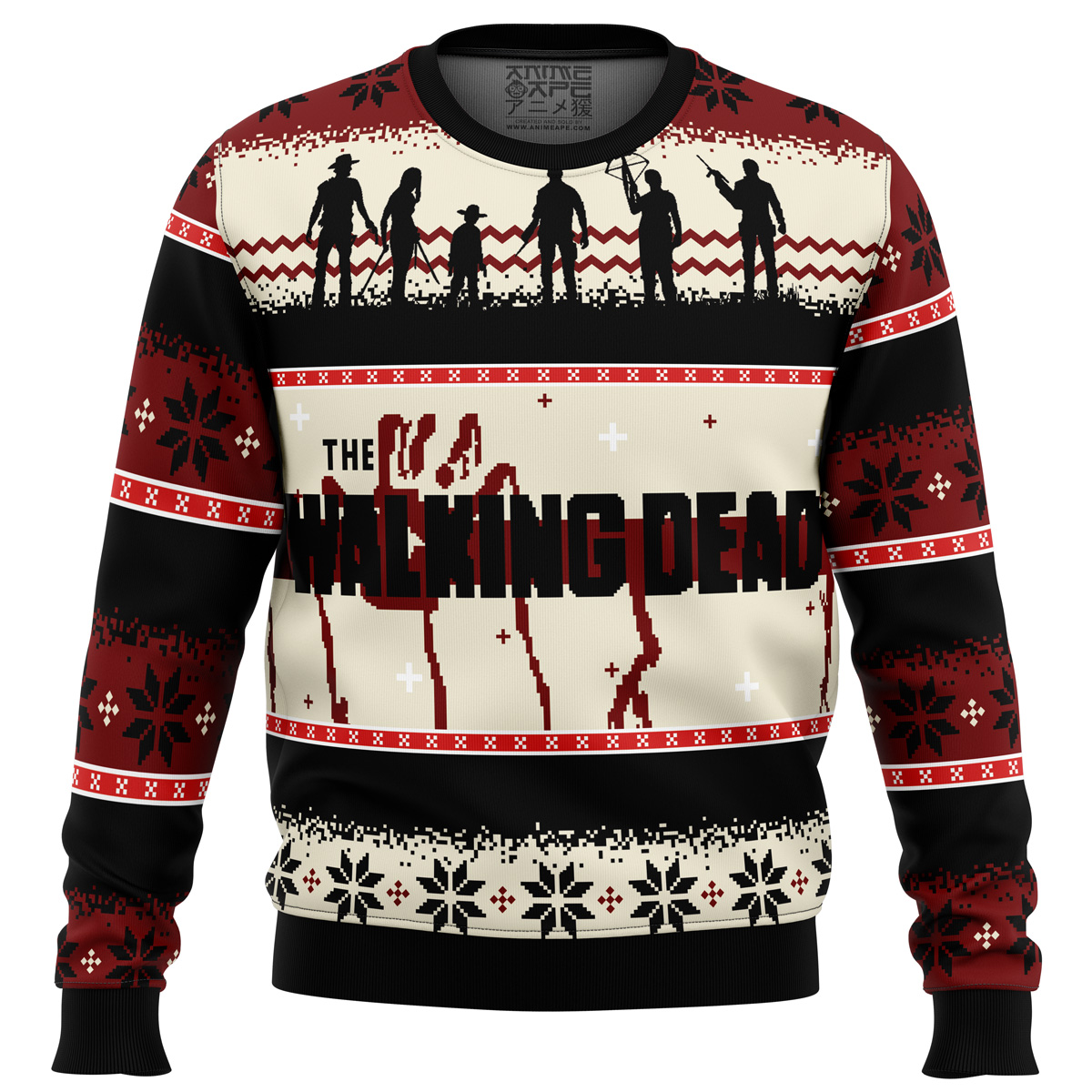 The Walking Dead Ugly Christmas Sweater- Best Christmas Gifts 2023